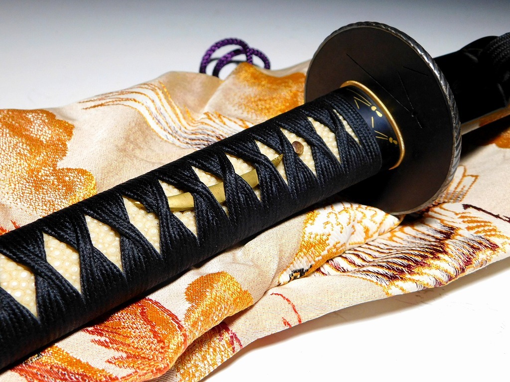 山吉兵鍔掛かる打刀拵 特別保存刀装具 | 松風刀装店 antiques matsukaze