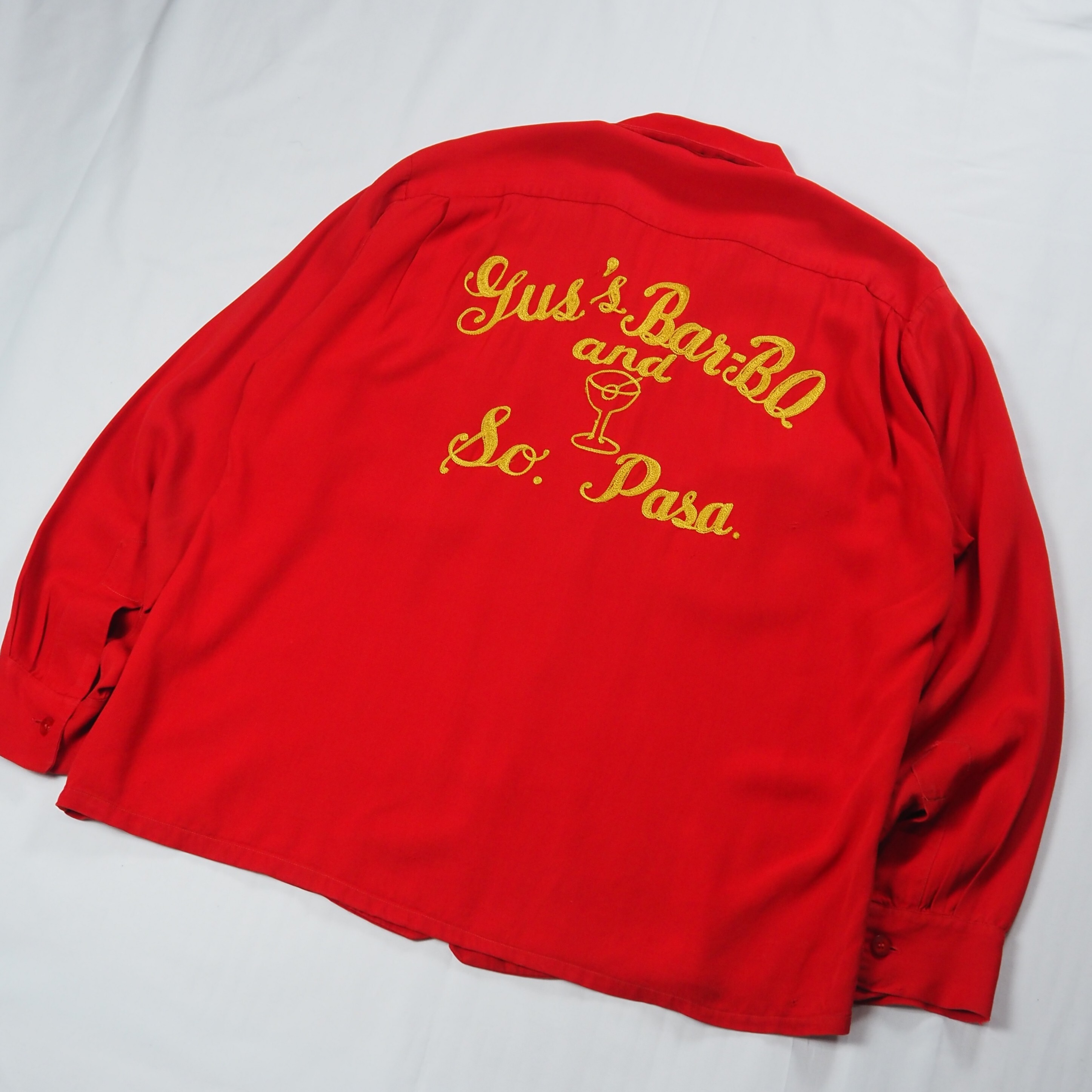 【9/19(土) 入荷商品】50's レーヨンシャツ チェーンステッチ の画像 2