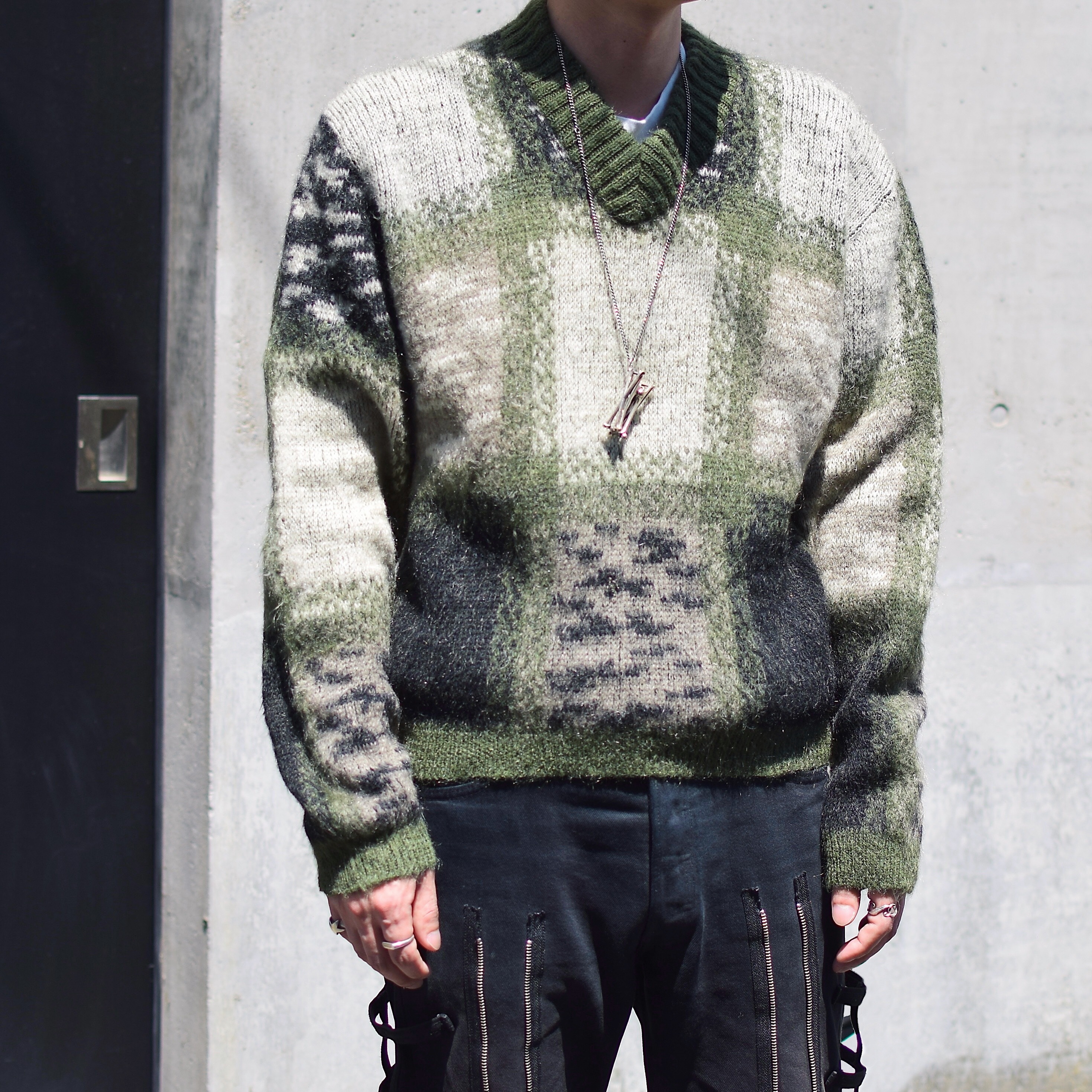 Vintage 60's【TOWNCRAFT】Mohair Knit Sweater の画像 3