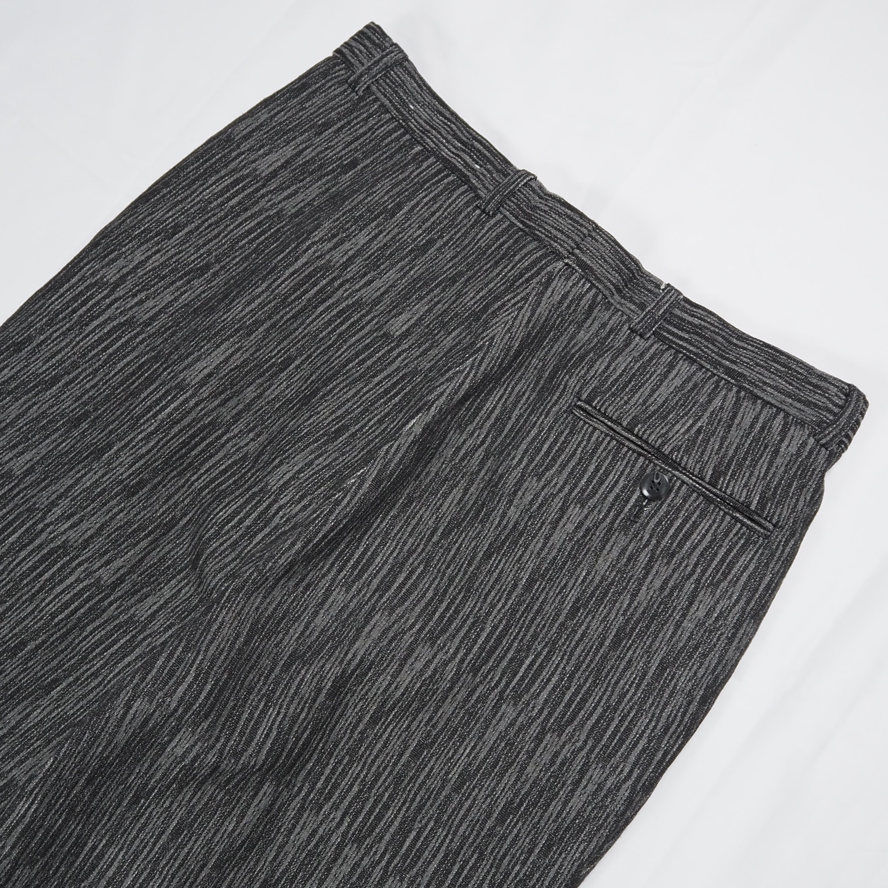 80’s Rayon Slacks 3タック グレー 30×33 の画像 11