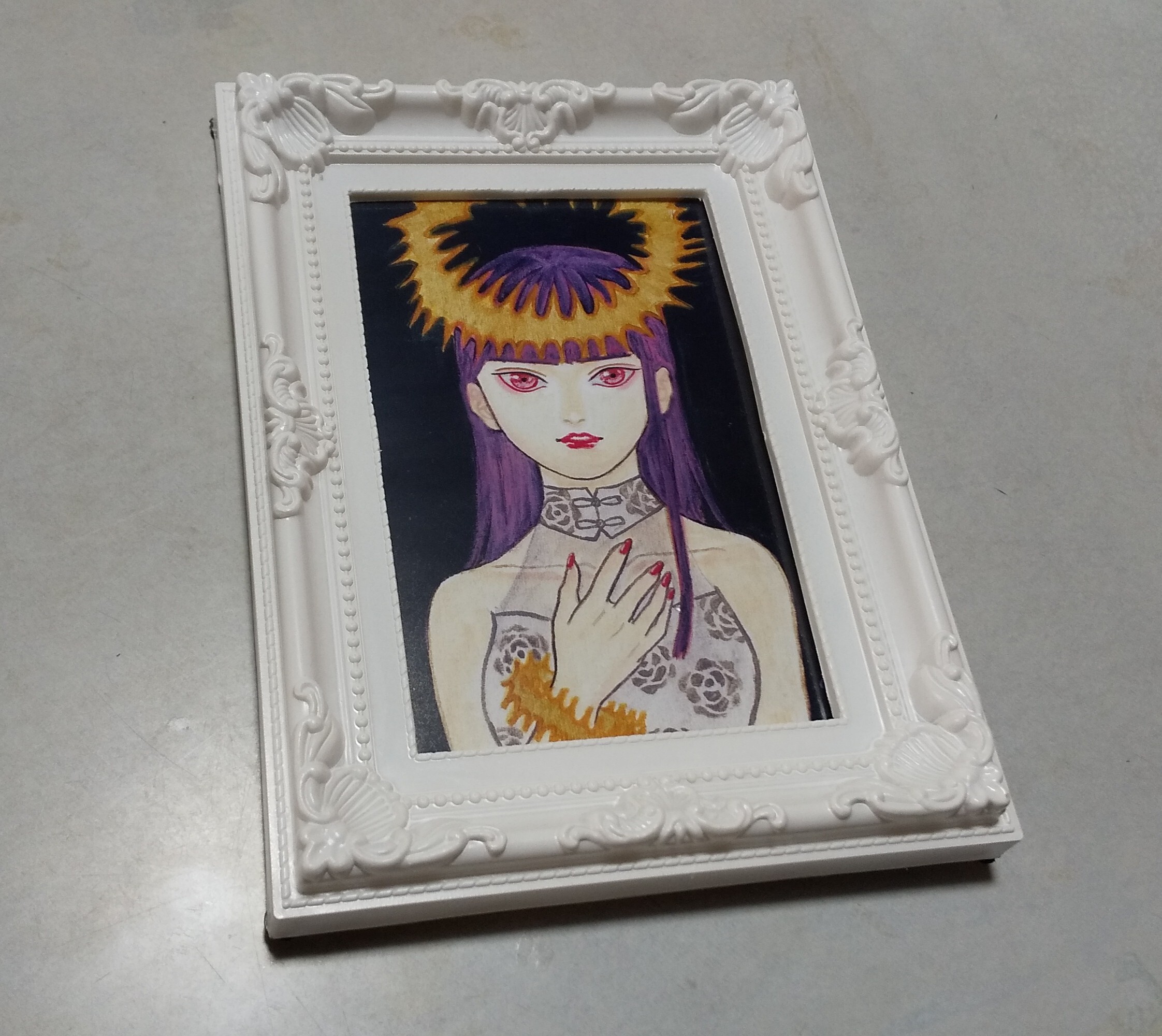 額付きポストカードt 華丸いろは画廊