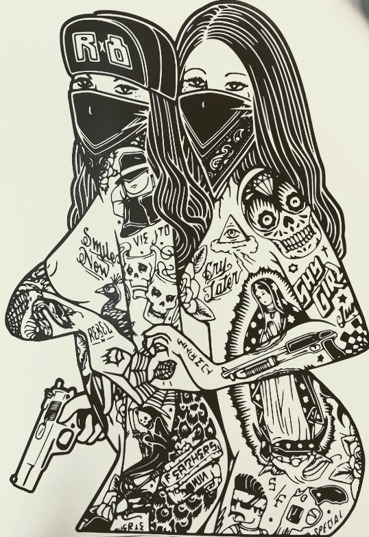 カッティング ステッカー ウォール インテリア スケボー ストリート チカーノ ギャング Usdm Lowrider Boonise