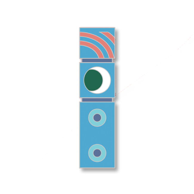 【Monument Valley 2(モニュメント・バレー 2)】ドーテム ピンバッジ - 画像1