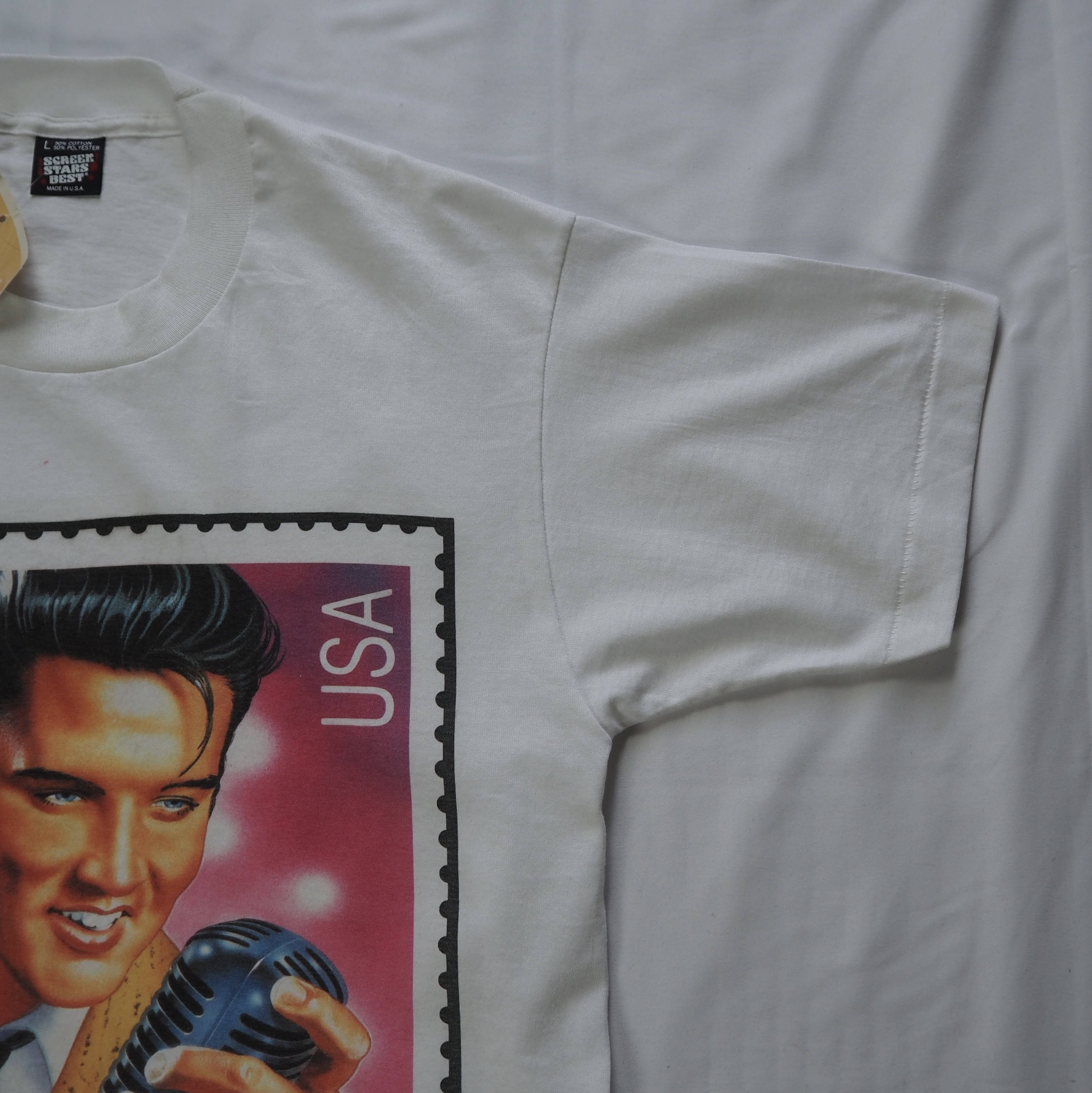 90’s Elvis Presley Tシャツ デッドストック Lサイズ の画像 6