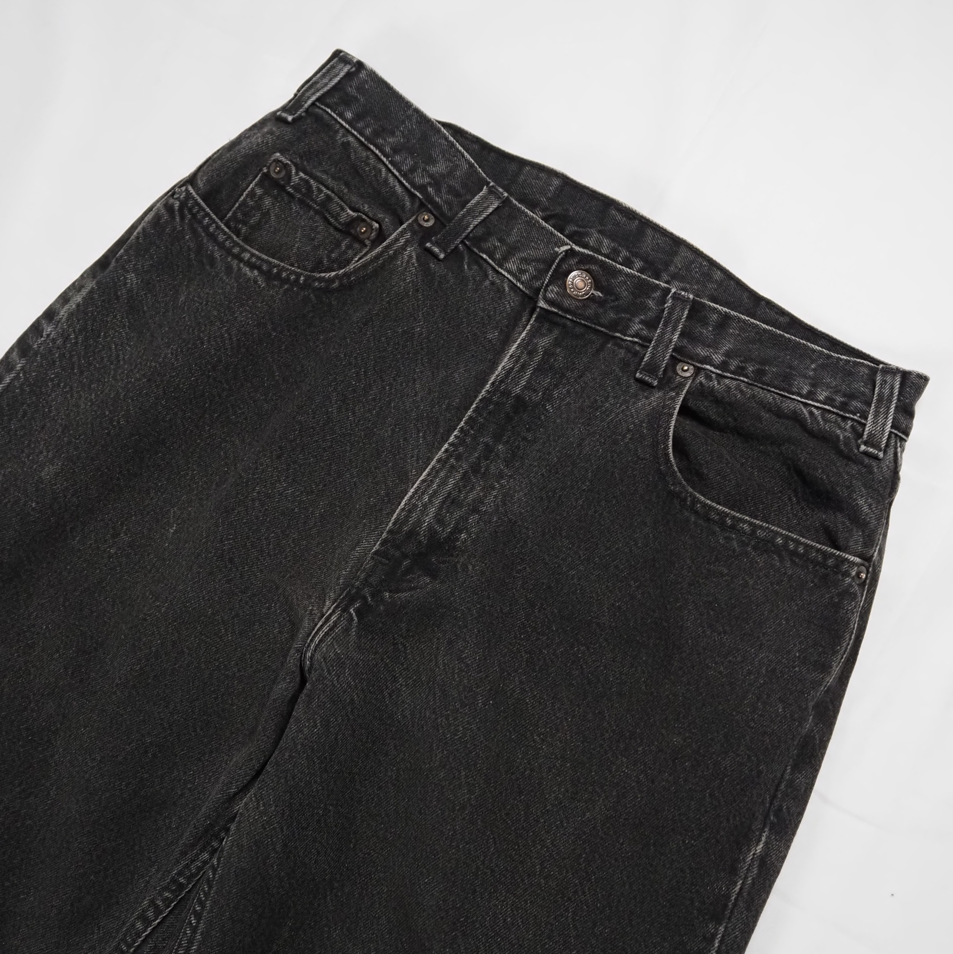 90’s-00’s OLD GAP ブラックデニム 32×29 の画像 2