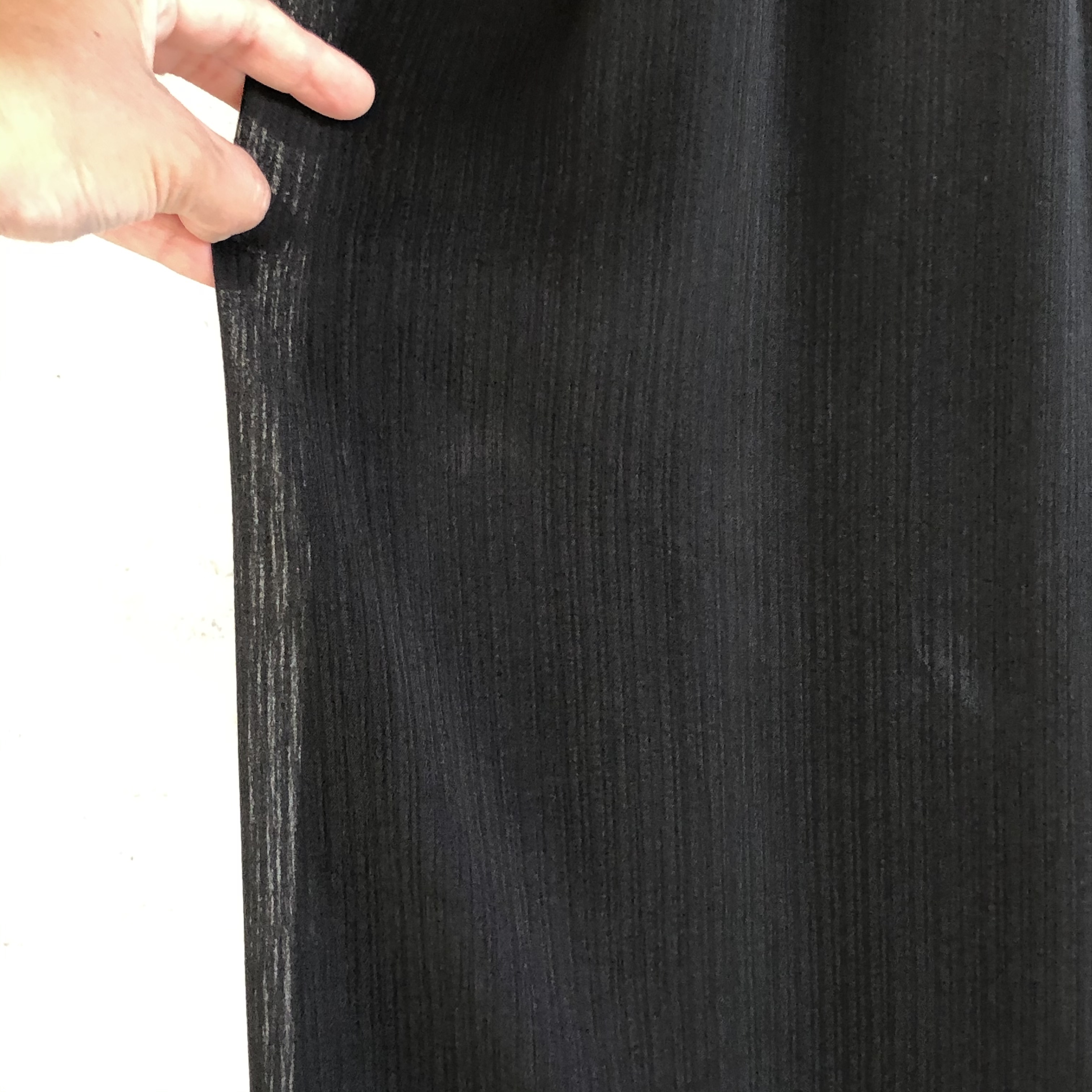 黒の七分袖ワンピース コルビジェ 黒の七分袖ワンピース コルビジェ