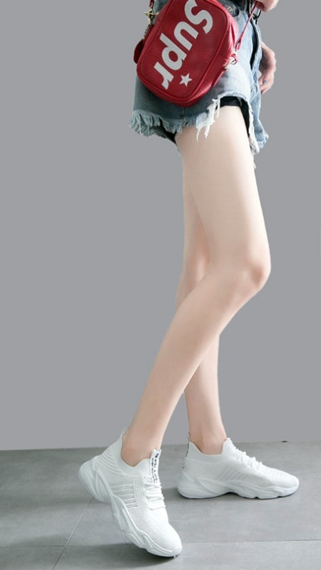 送料無料 スニーカー レディース 靴 厚底 くつ シューズ スリッポン 紐なし 運動靴 ランニングシューズ スポーツシューズ フラット 履きやすい 歩きやすい ウォーキング カジュアル スポーティー かわいい シンプル ラフ 25 0cm 白 ホワイト ピンク 黒 ブラック 無地