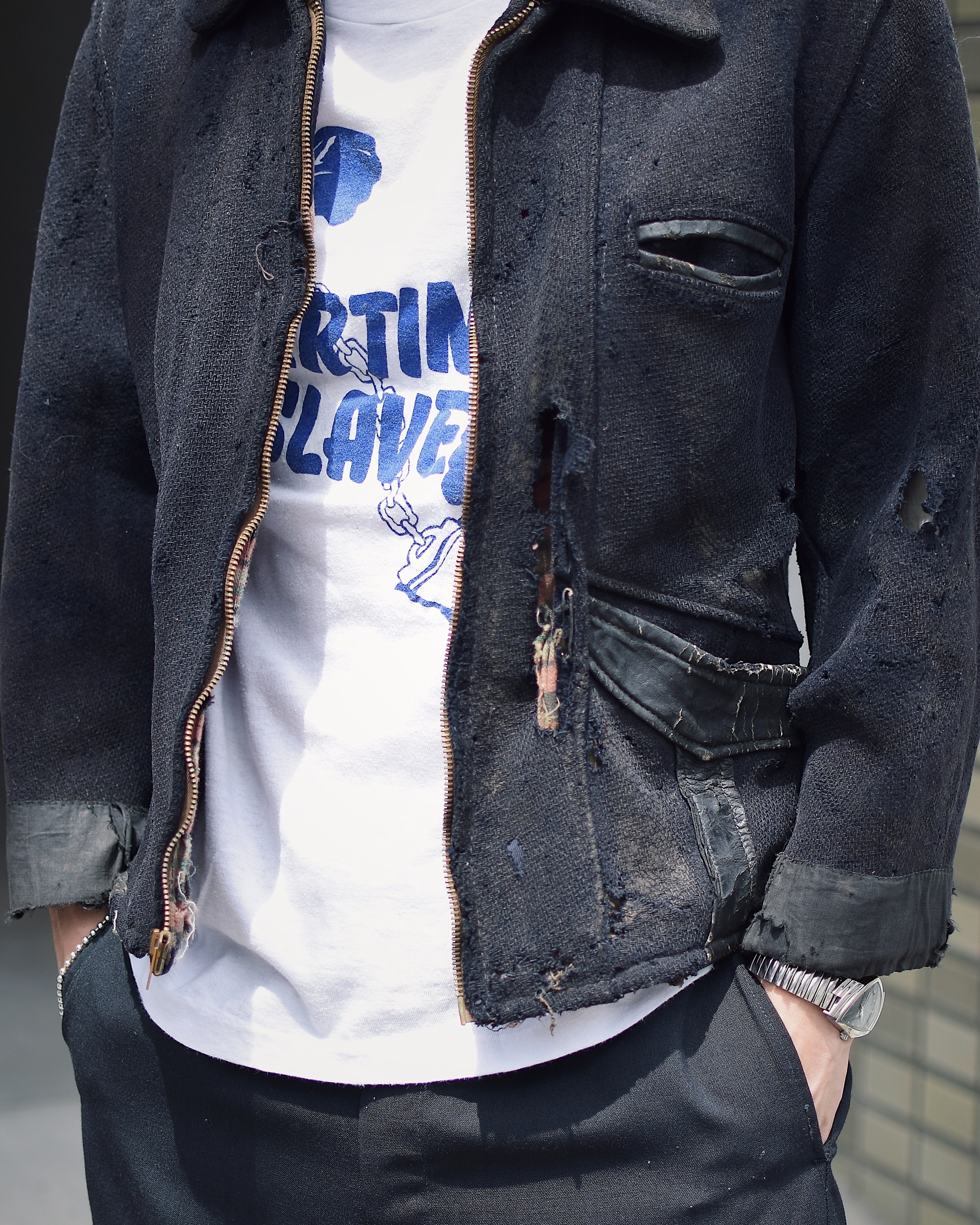 Vintage 50's Grunge Sports Jacket の画像 4