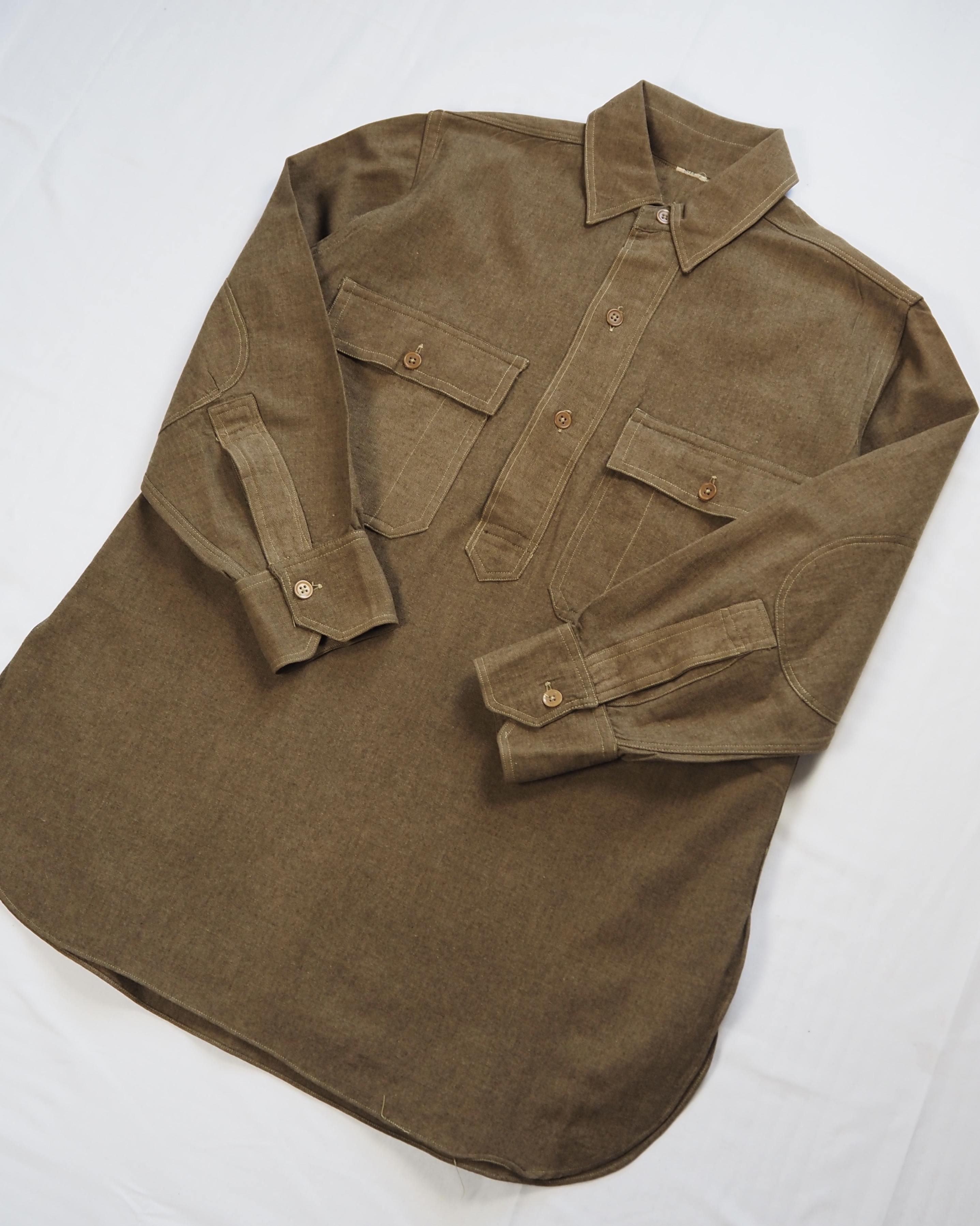 30’s U.S. ARMY ウールプルオーバーシャツ の画像 3