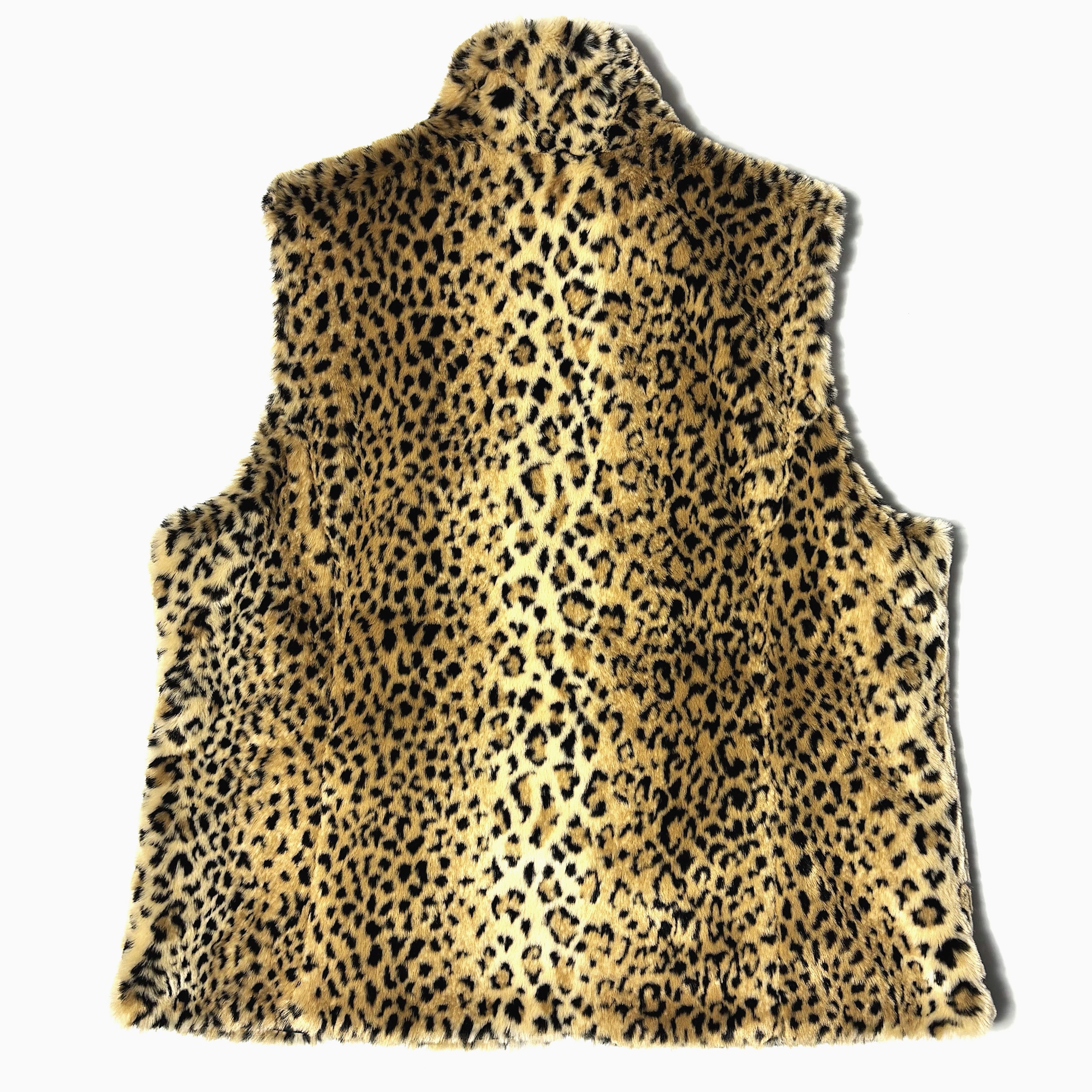 Vintage 80〜90's Leopard Fur Vest の画像 2