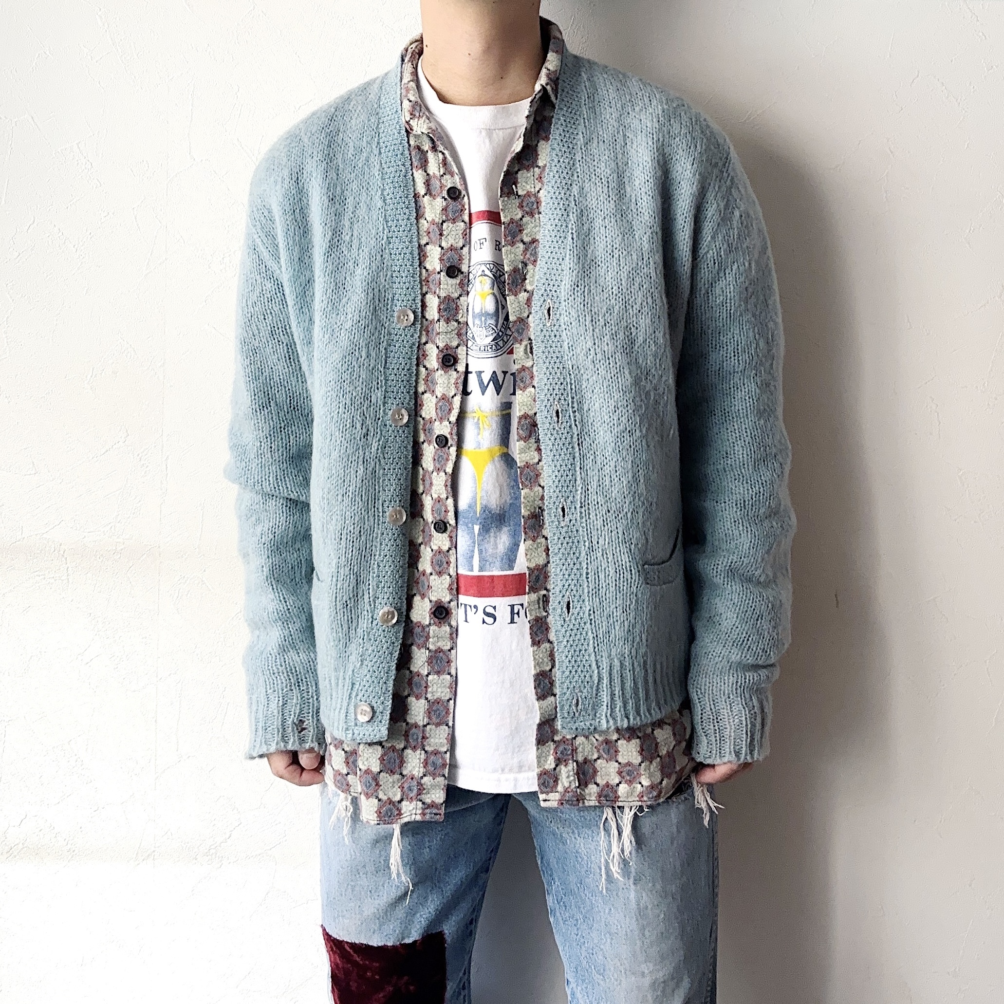 Vintage 90's【COLORE】Patterned Print Flannel Shirt の画像 3