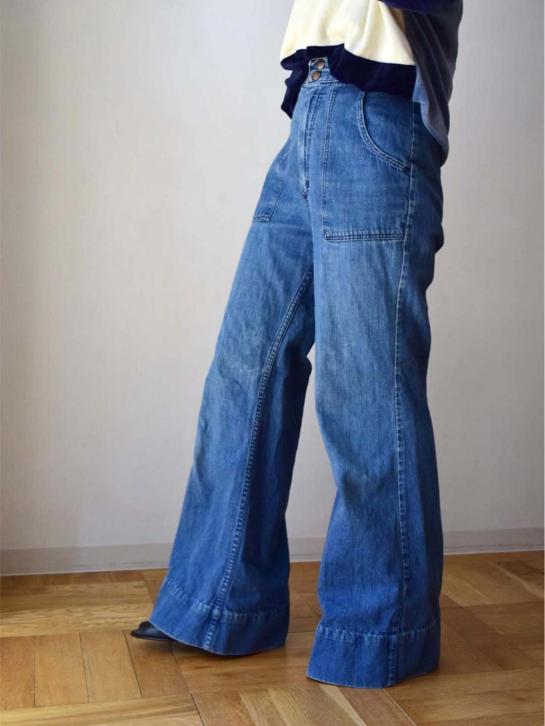 Wrangler flare denim pants の画像 2