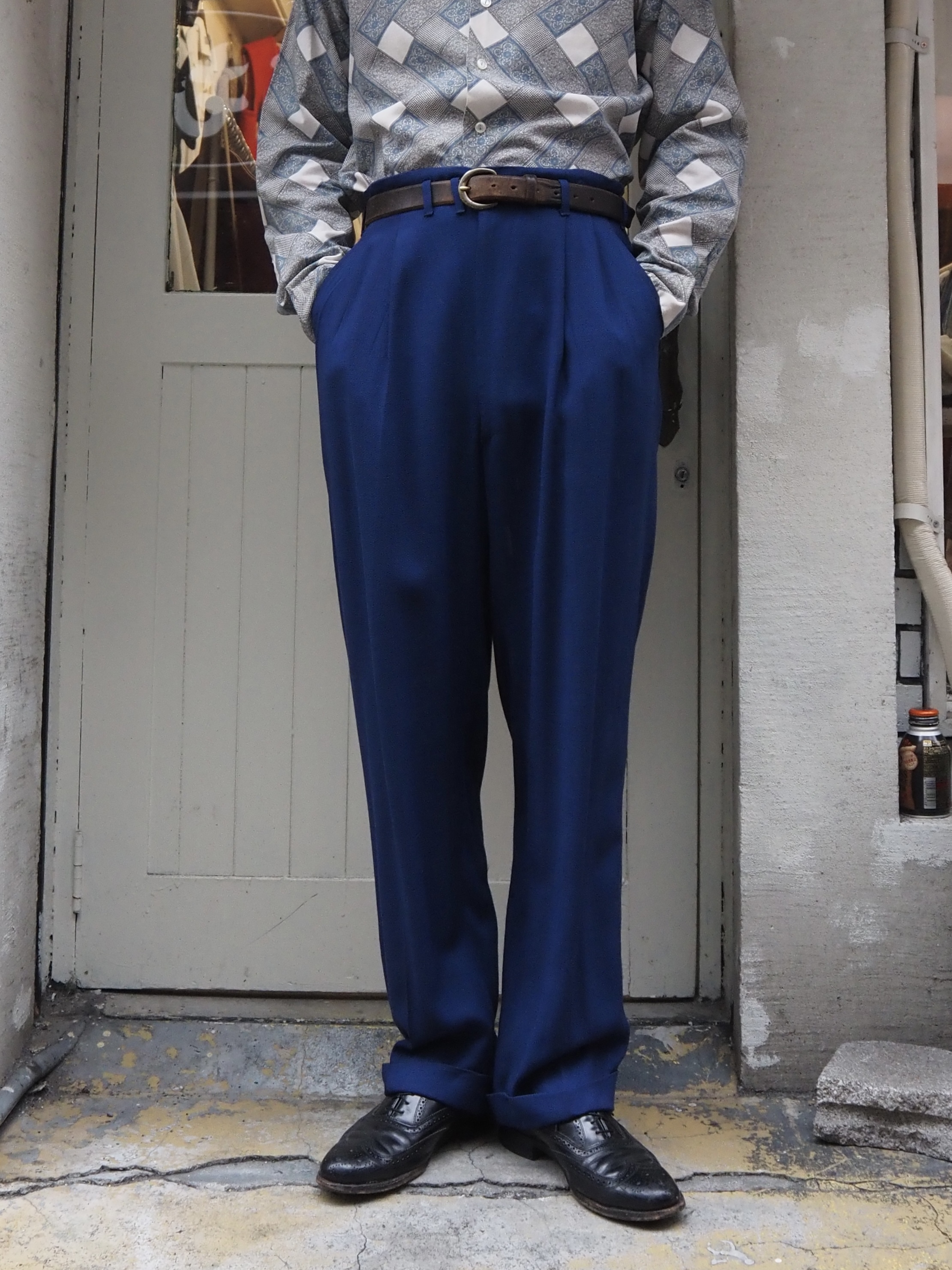 50’s Vintage Linen Slacks 34×30