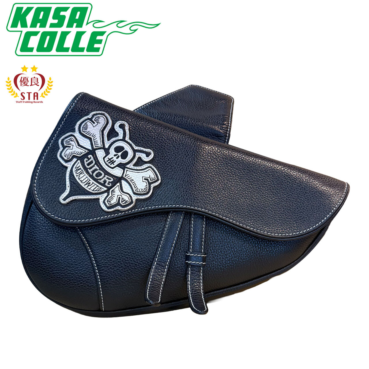 【CHRISTIAN DIOR × SHAWN STUSSY】 クリスチャンディオール ショーン・ステューシー Bee Saddle Bag