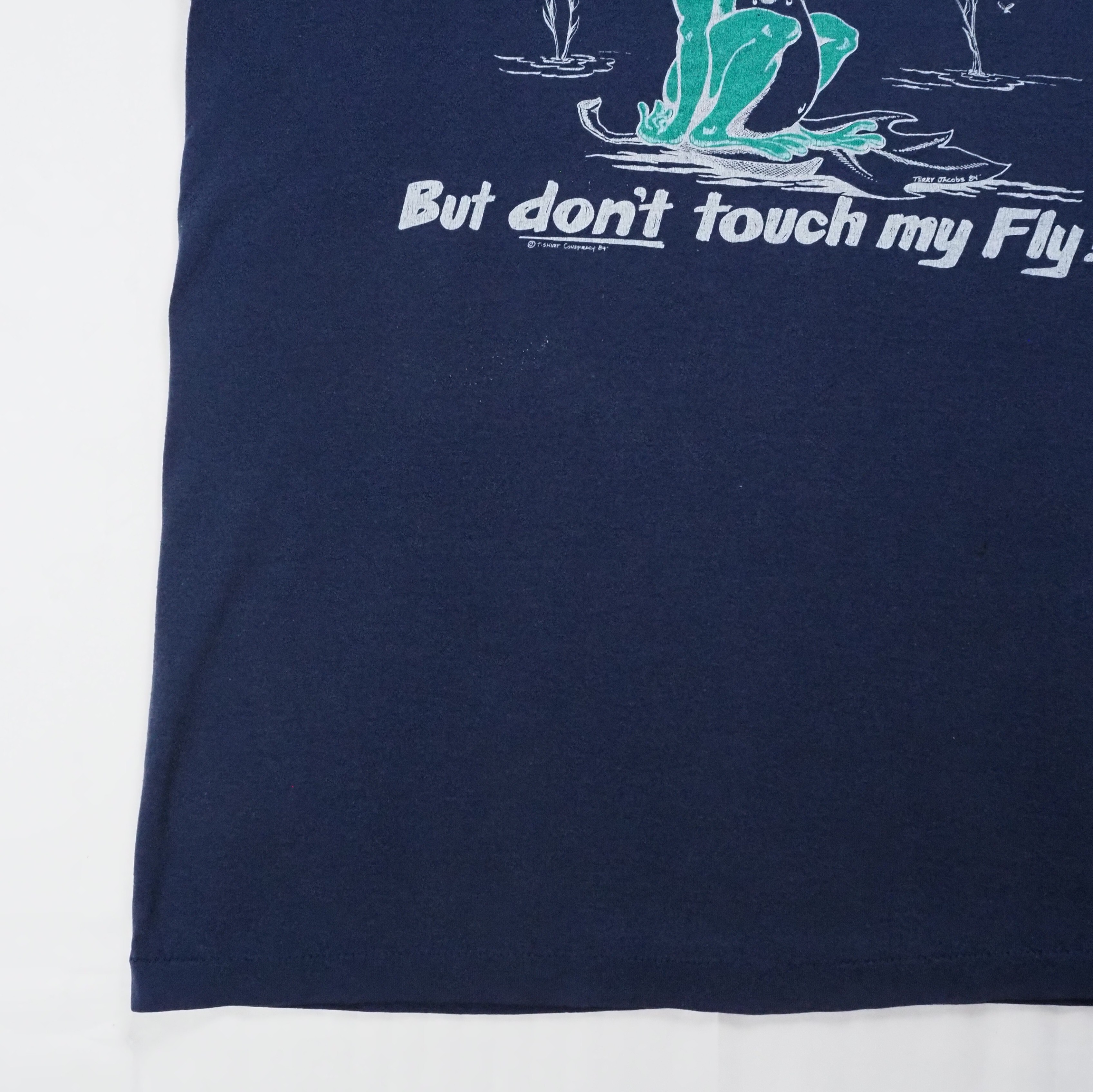 80's Jerzees カエルTシャツ Lサイズ の画像 9