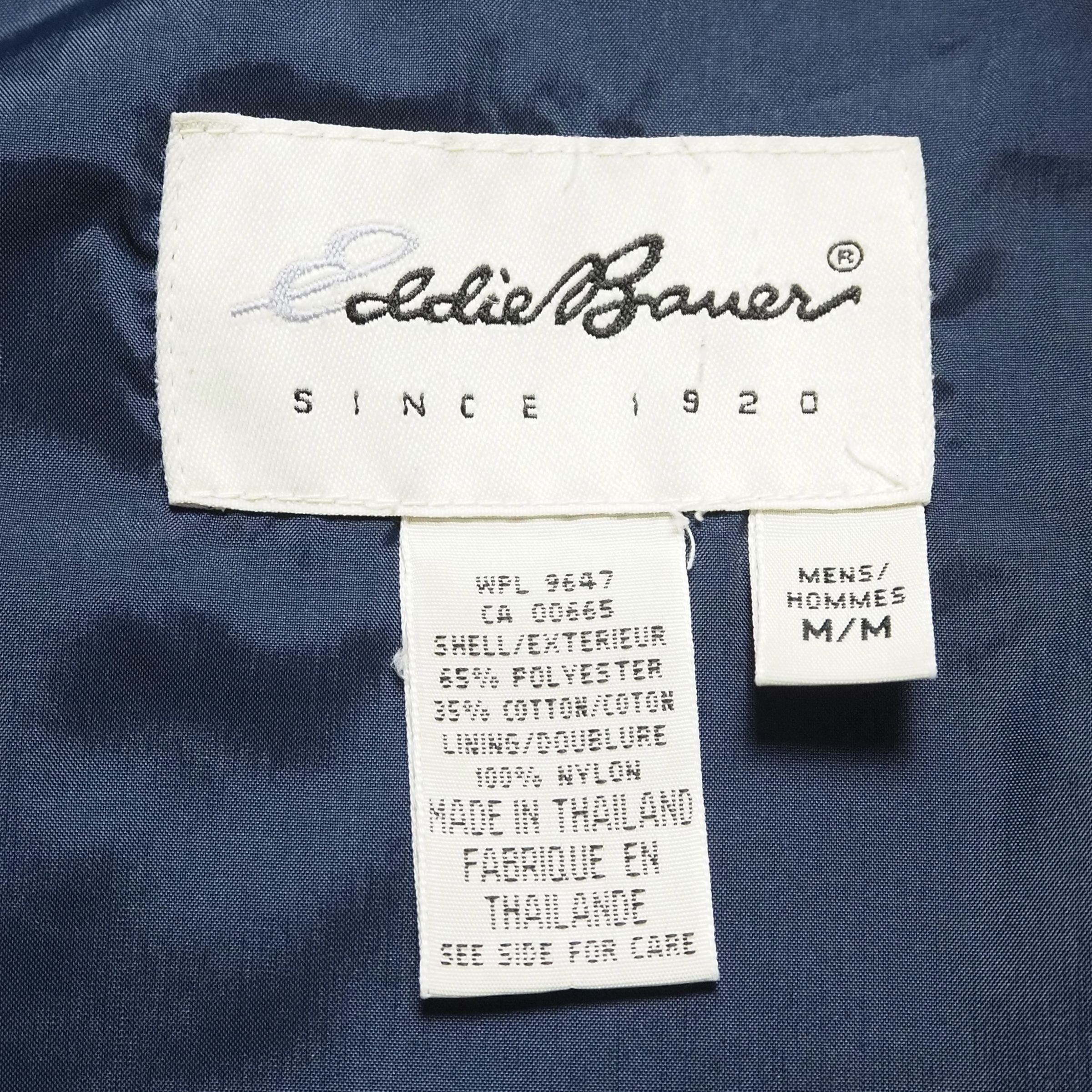 90’s Eddie Bauer マウンテンパーカー ネイビー Mサイズ の画像 11