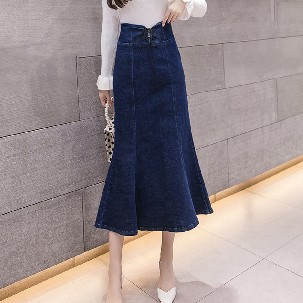 マーメイドデニムスカート Sk2020011m For Mu フォム