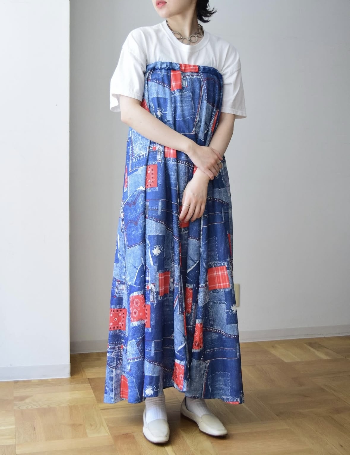 ~1970s home made maxi skirt の画像 5