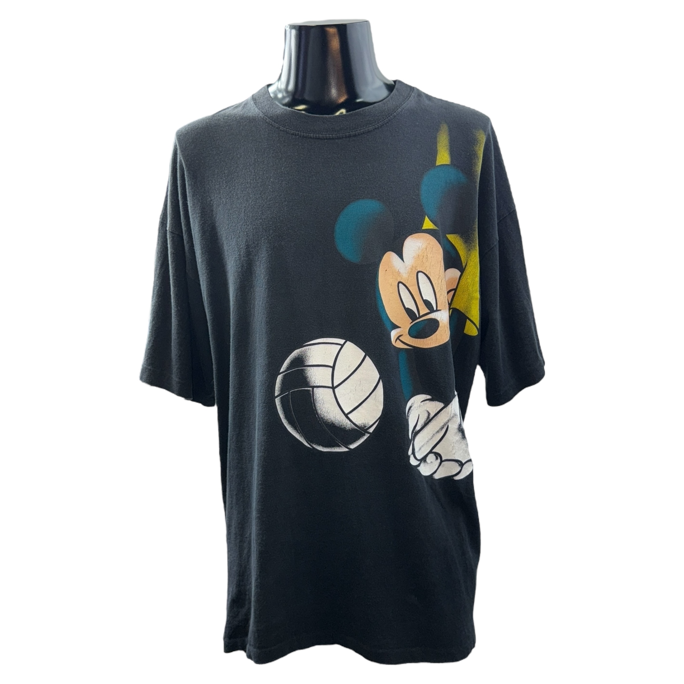 【DISNEY】ディズニー ミッキー”VOLLEYBALL” 90’s Vintage Tシャツ