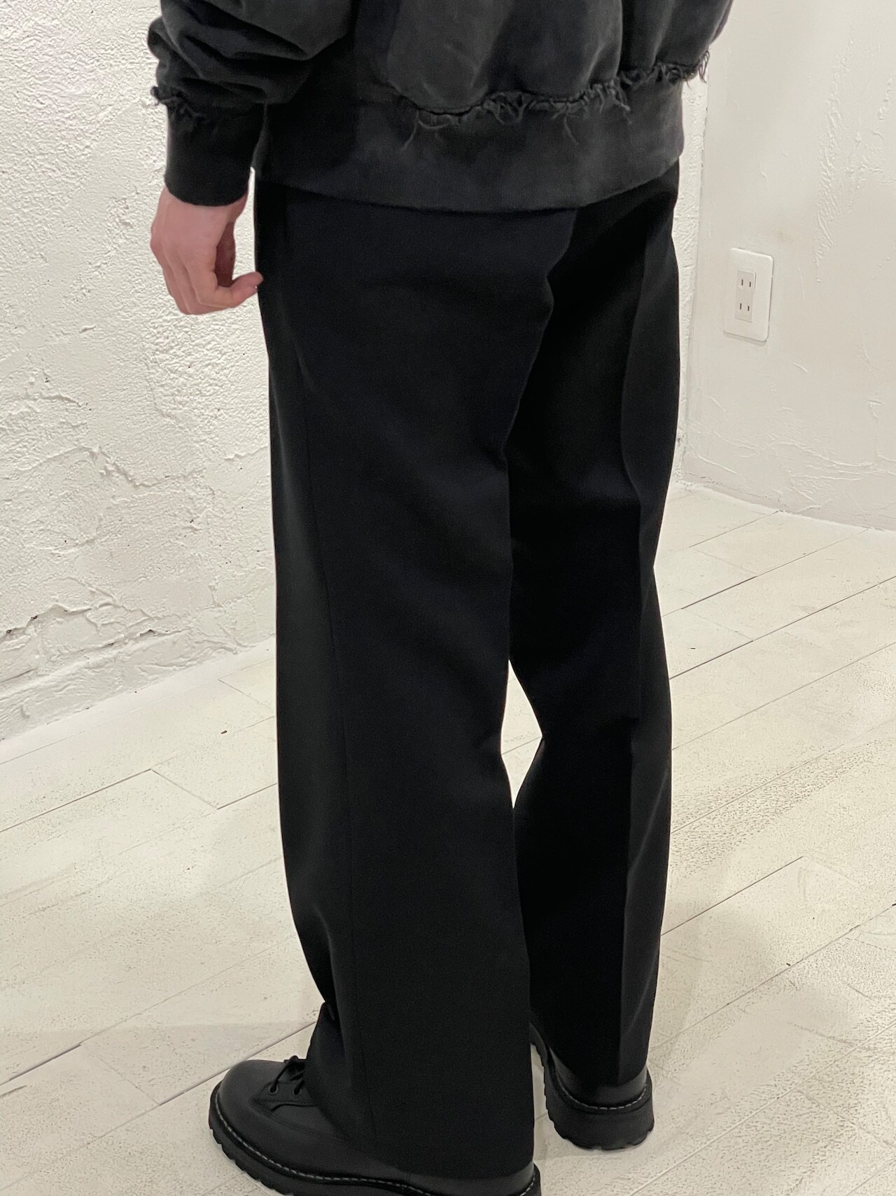 【MIYAGIHIDETAKA】Casual Slacks (BLACK) の画像 7