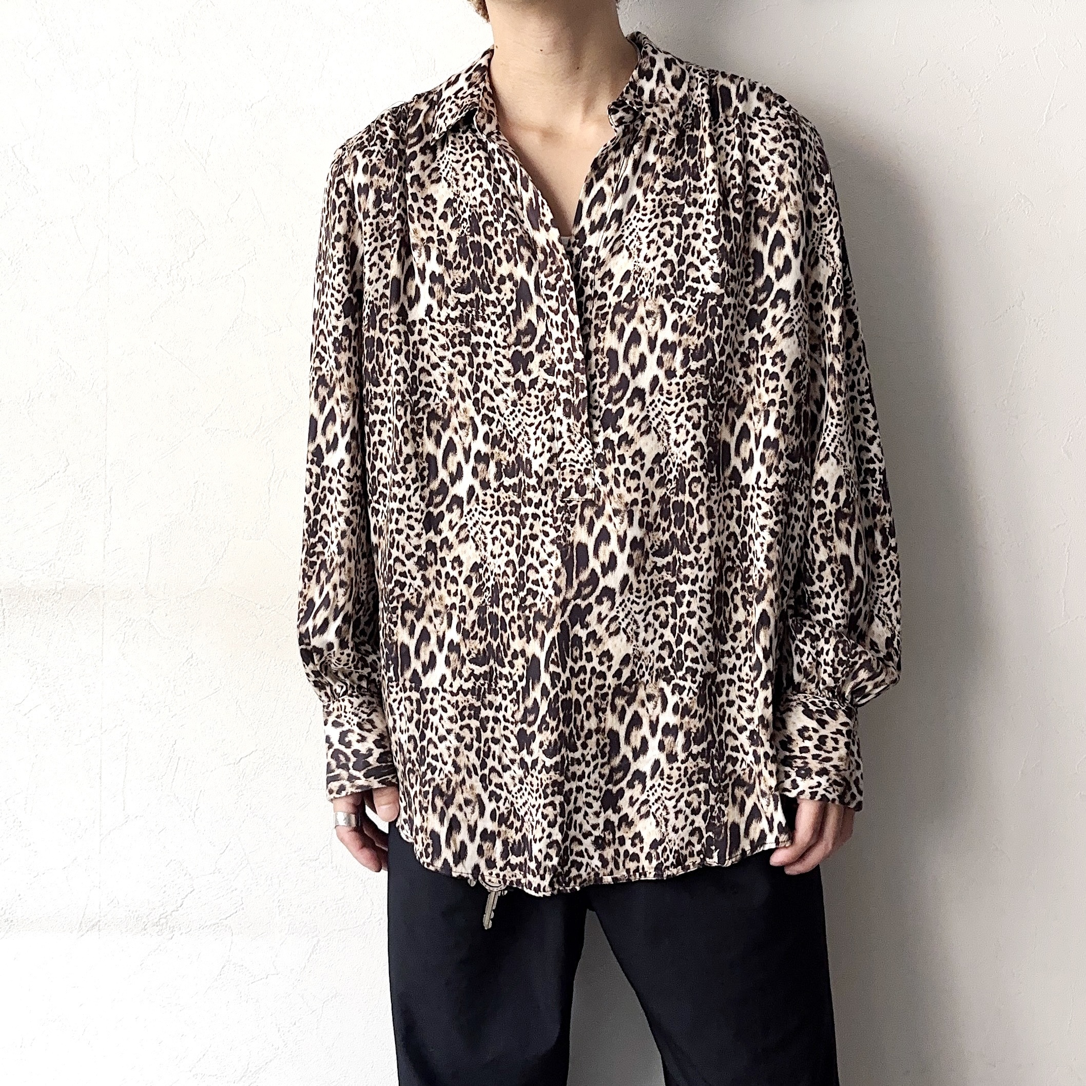Vintage Leopard Pullover Shirt の画像 3