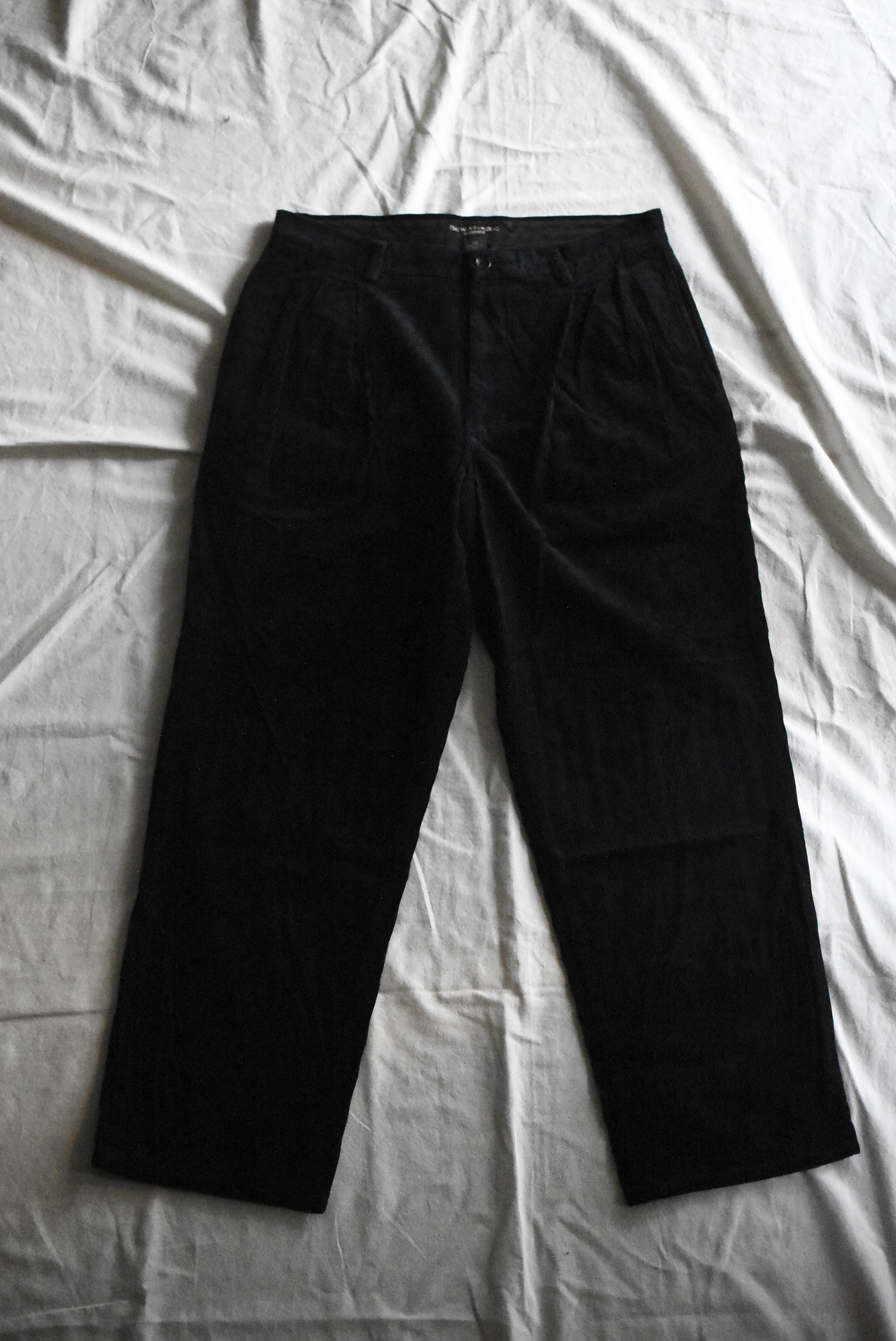 OK/90's "BANANA REPUBLIC" black corduroy trousers