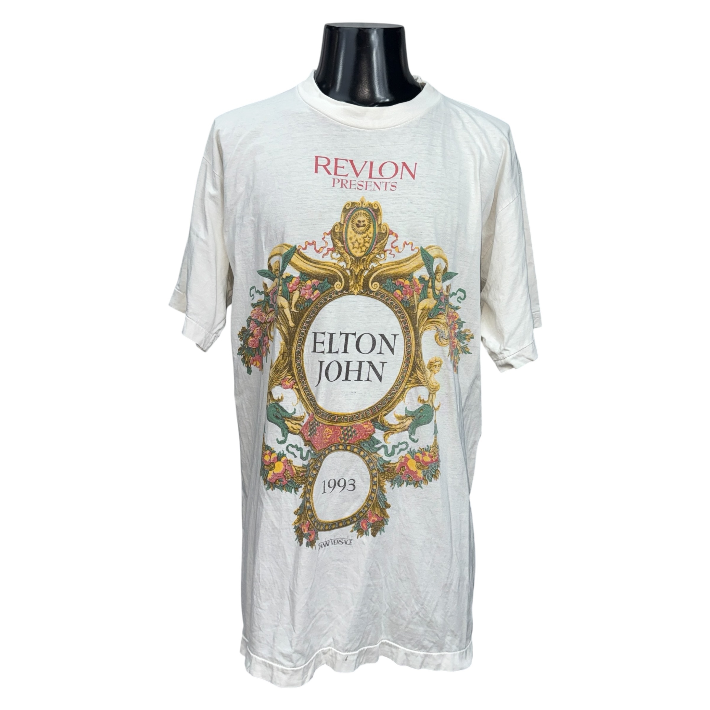 【ELTON JOHN】エルトン・ジョン “1993 World Tour” × GIANNI VERSACE 90s Vintage Tシャツ