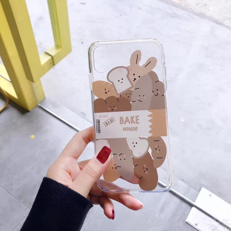 送料無料 予約商品 パン 可愛い 食べ物 動物 Iphoneケース スマホケース Selectshop Aya