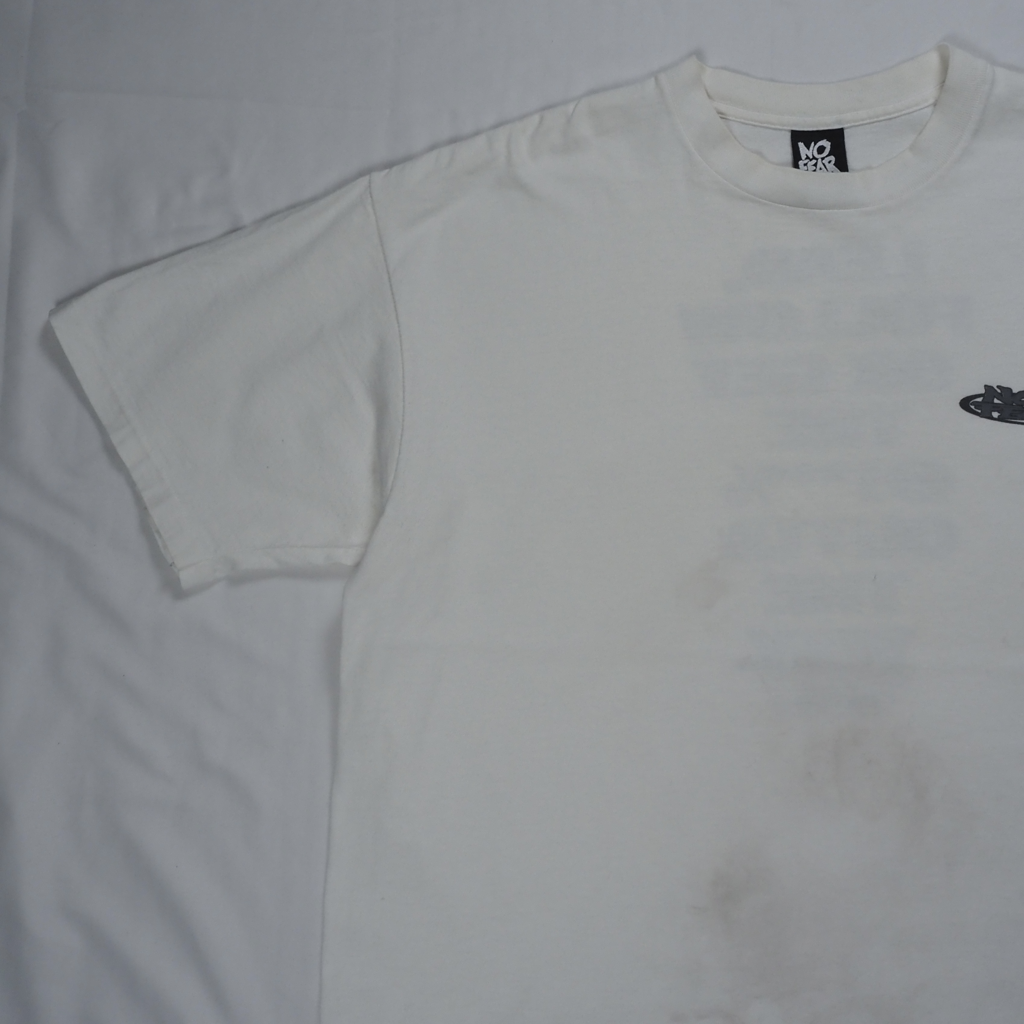 90’s No Fear Tシャツ XL ホワイト の画像 9