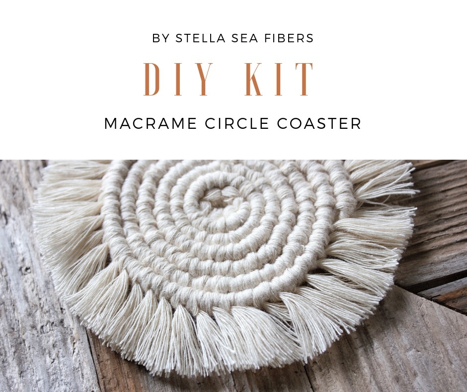 マクラメキット 2枚分 Video Class マクラメサークルコースター 動画 Pdf付き Stella Sea Fibers ステラシーファイバーズ マクラメキット 2枚分 Video Class マクラメサークルコースター 動画 Pdf付き Stella Sea Fibers ステラシーファイバーズ