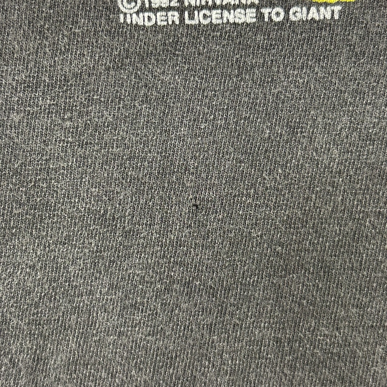 NIRVANA ニルヴァーナ GONE AS YOU ARE グラフィックプリント バンドT ブラック 古着 ロックT XL の画像 12