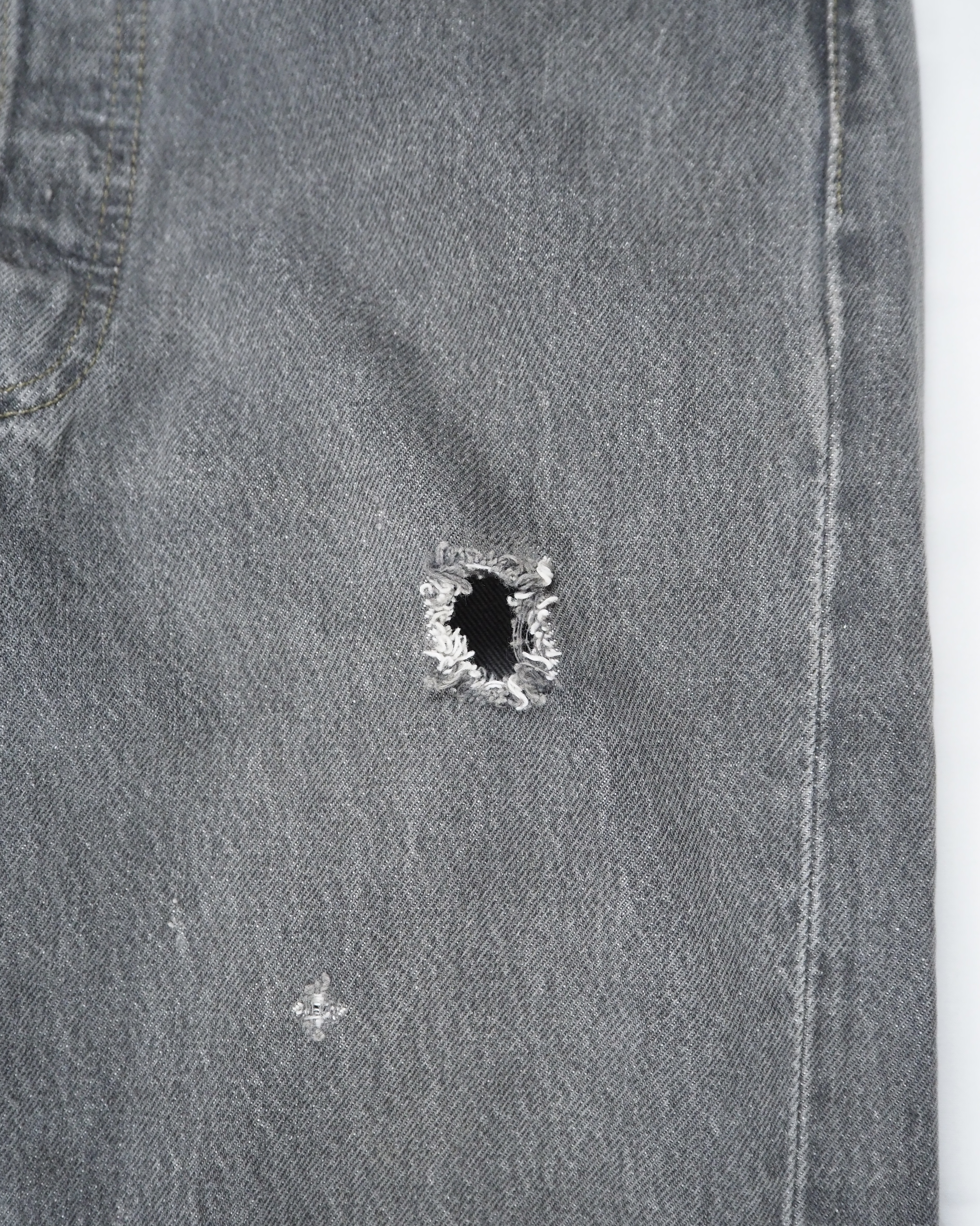 90’s Levi’s 501 先染めブラックデニム 31×30 の画像 9