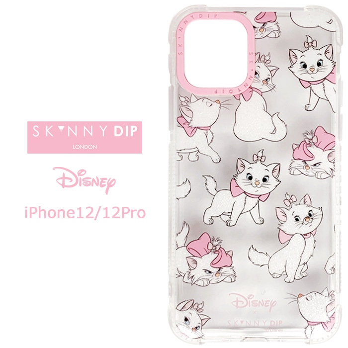 メール便 送料無料 Iphone12 Iphone12pro ディズニー マリーちゃん X Skinnydip Tpu クリア ケース カバー スキニーディップ ソフトケース クリアケース グッズ おしゃれキャット マリー アイフォン トゥエルブ プロ Iphone 12 Pro スマホカバー スマホケース S Ss 7h143