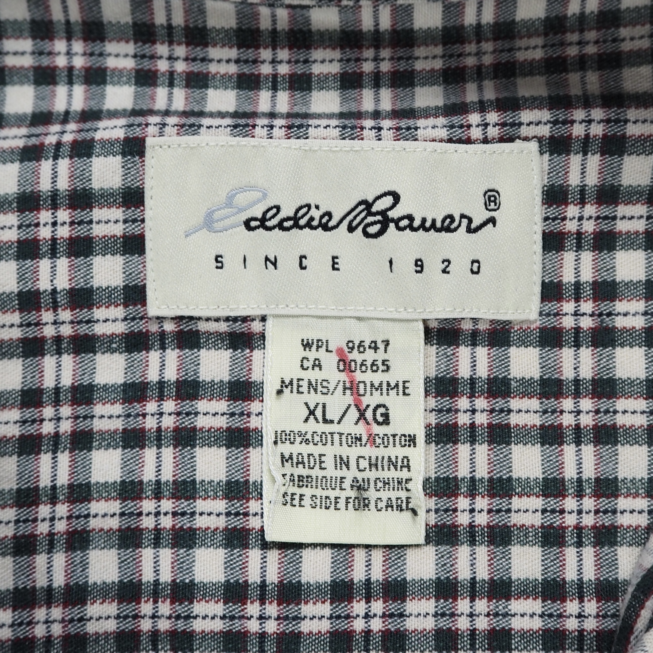 90’s Eddie Bauer BDシャツ XL の画像 10