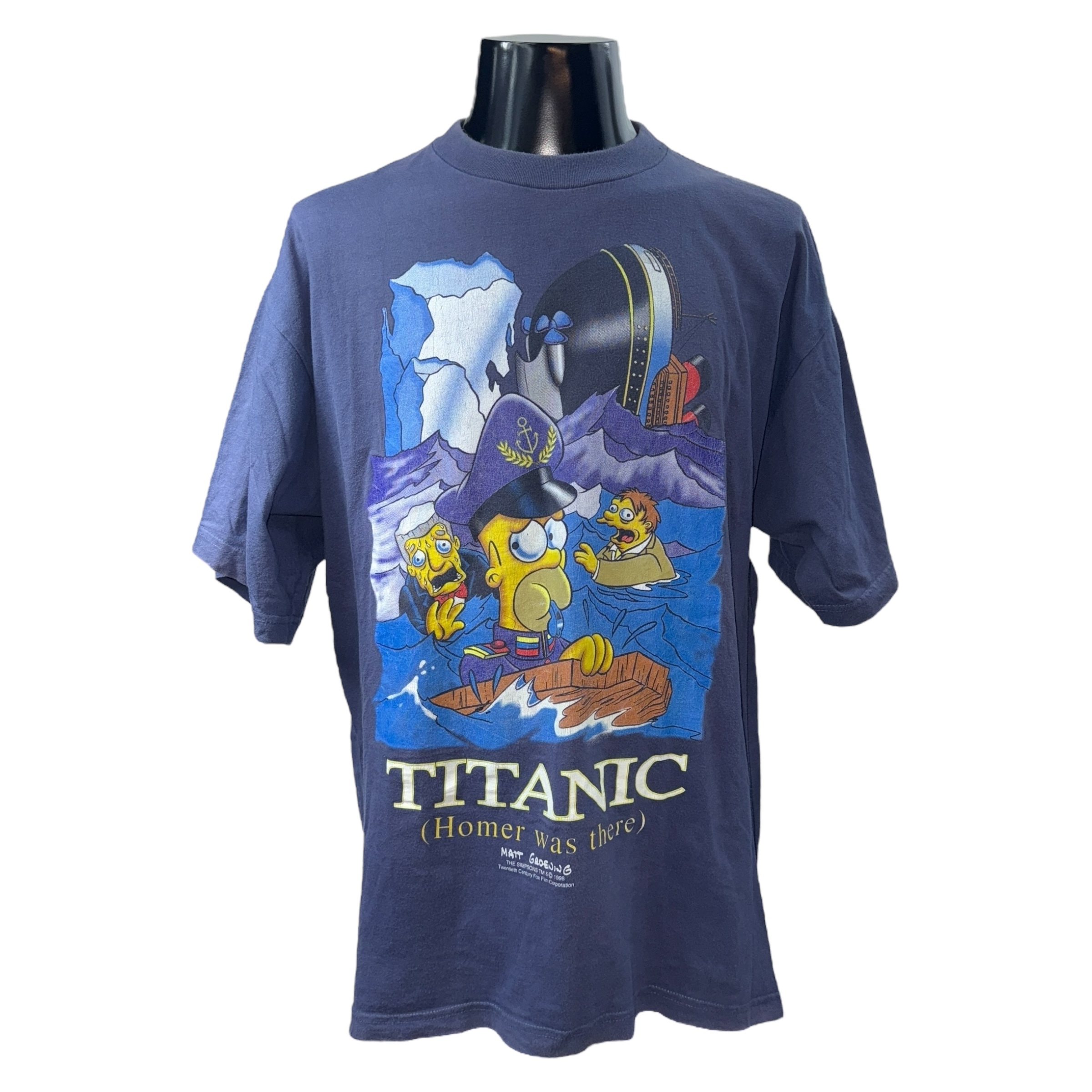【THE SIMPSONS】シンプソンズ タイタニック TITANIC Tシャツ XL
