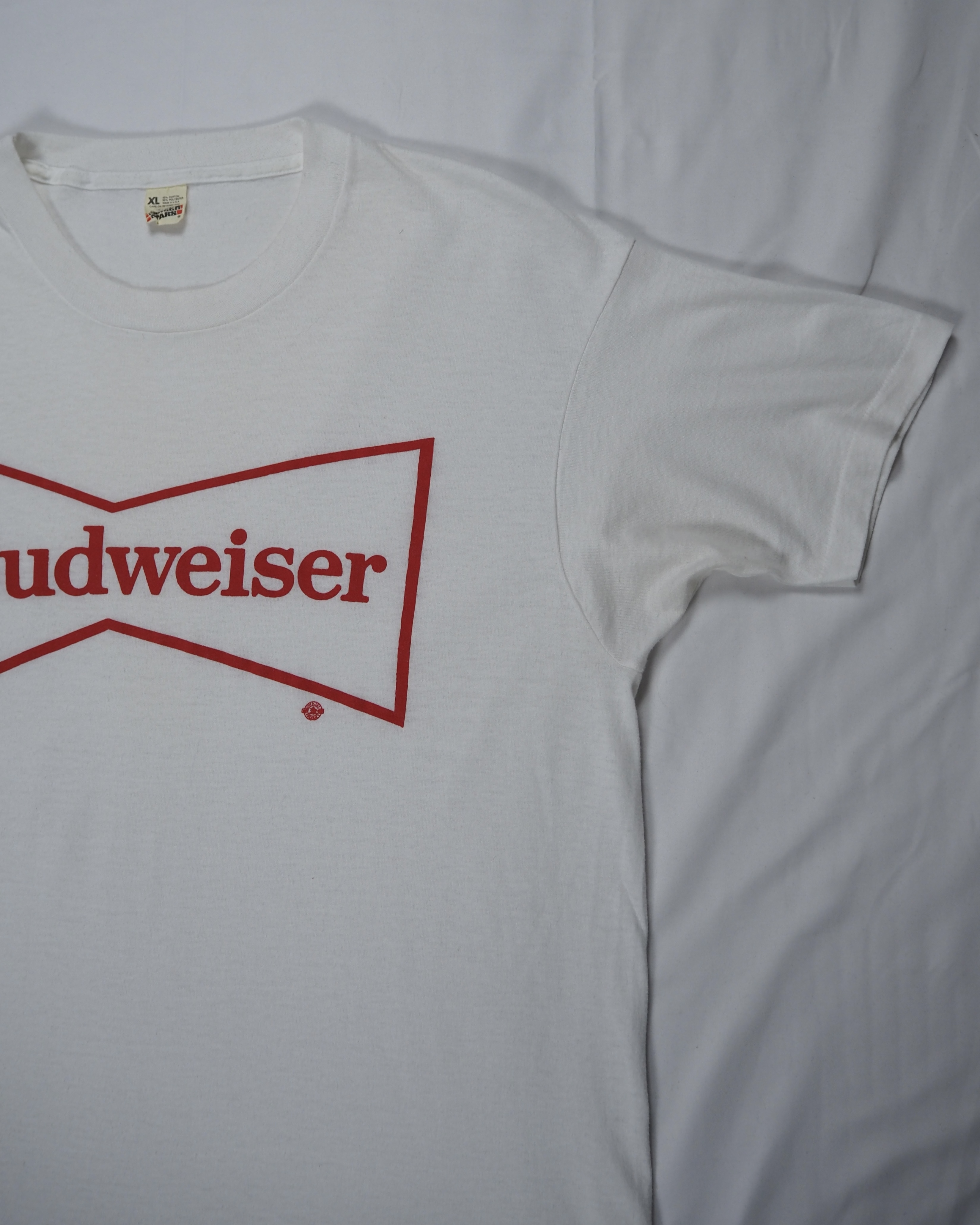 【VCM入荷】80’s スクリーンスターズ Budweiser ロゴTシャツ XLサイズ の画像 4