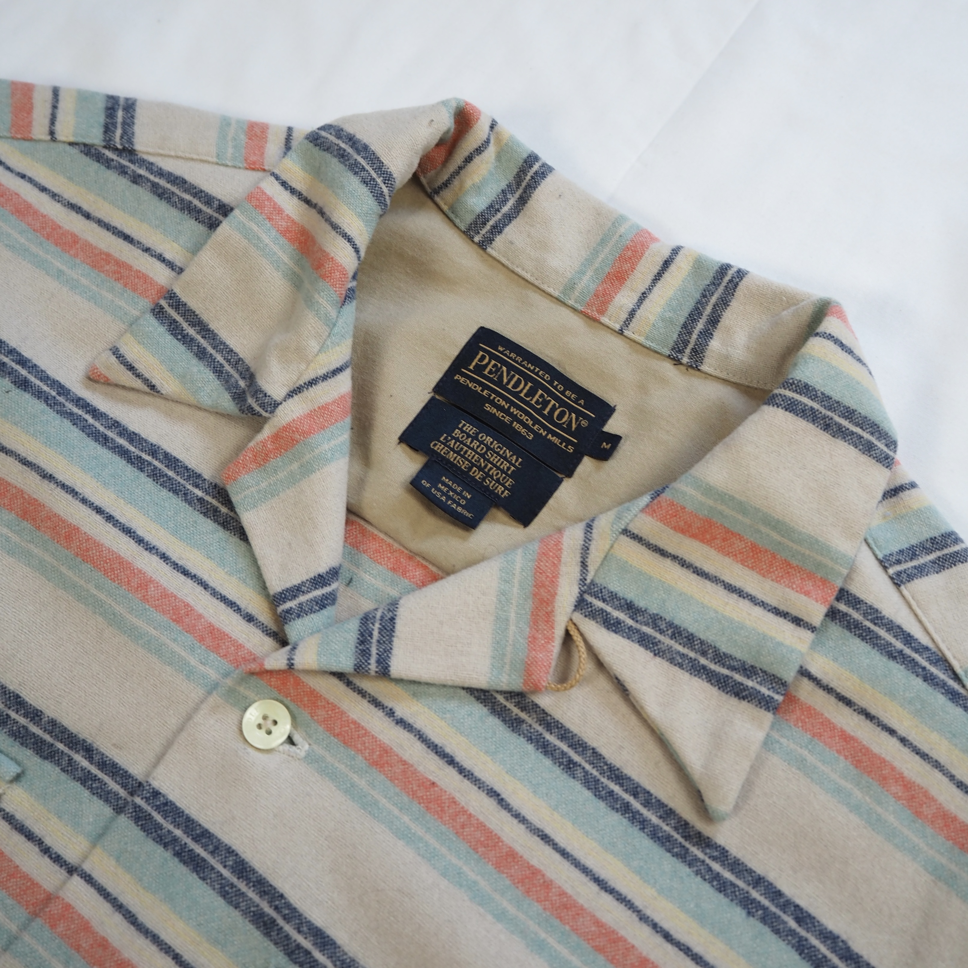 Pendleton Board Shirt マルチボーダー Mサイズ の画像 7