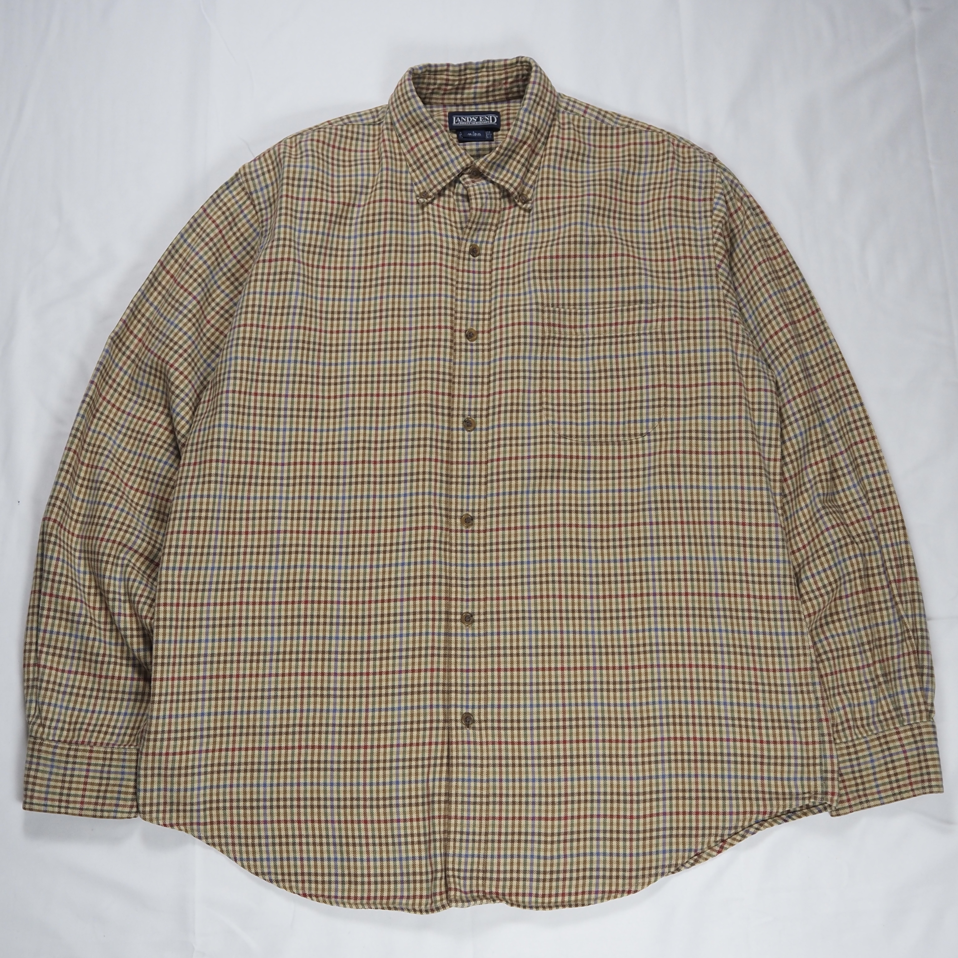 90’s Land’s End BDシャツ Lサイズ オンライン限定商品