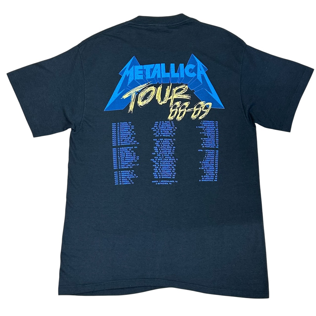 80s Metallica “…And Justice For All” Vintage Band T-Shirt XL の画像 2