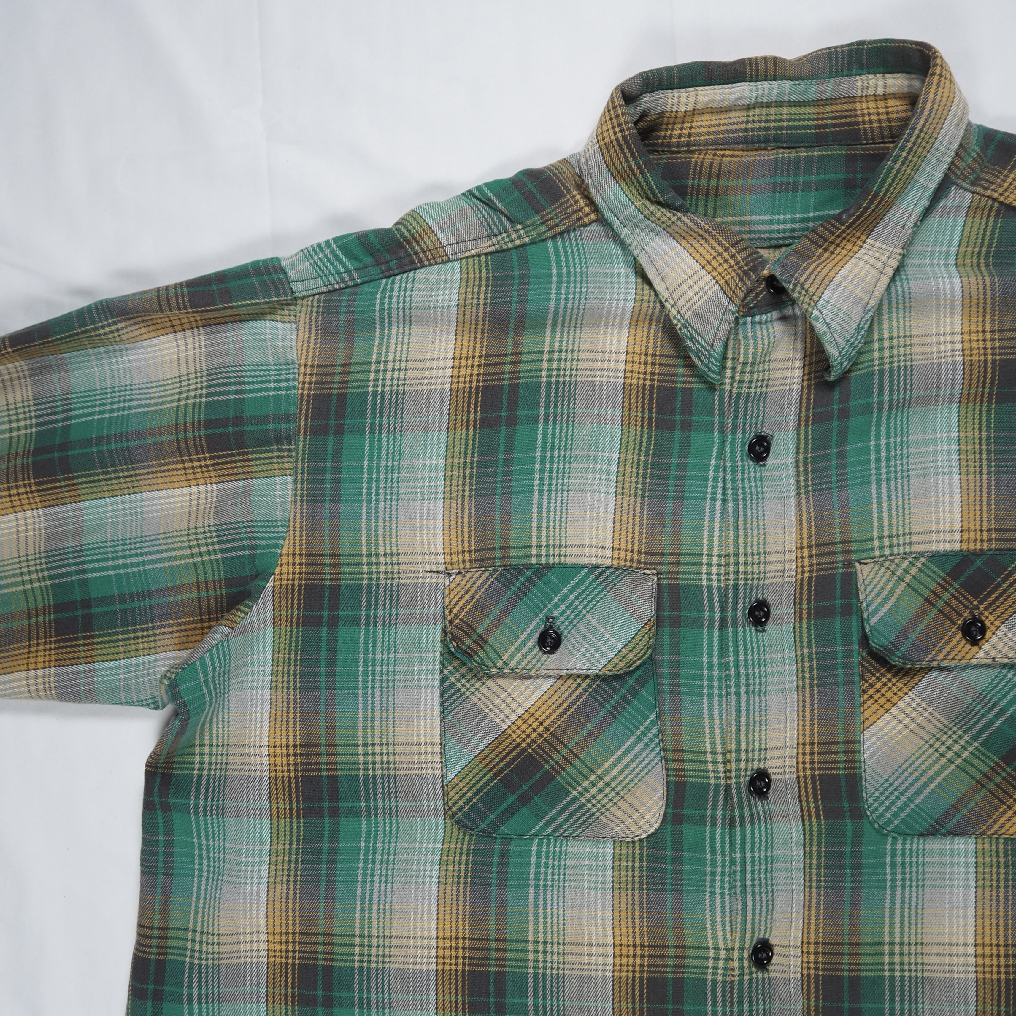 60’s-70’s Heavy Flannel Shirt ビッグサイズ！！ の画像 7