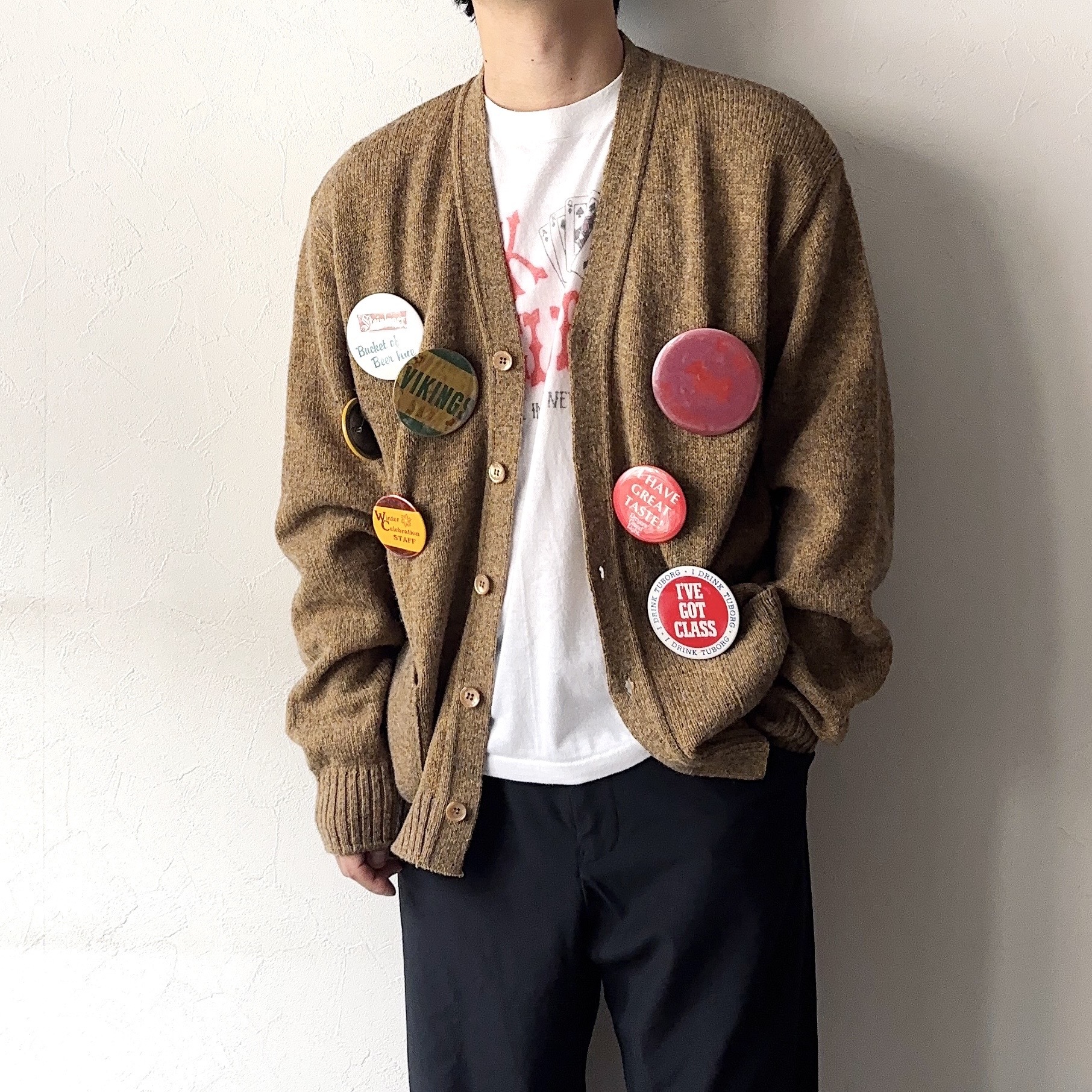 Vintage 80's【Jantzen】Badges Knit Cardigan の画像 3