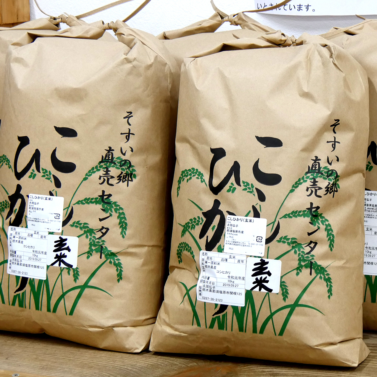特別栽培米コシヒカリ 玄米 10kg | そすいの郷