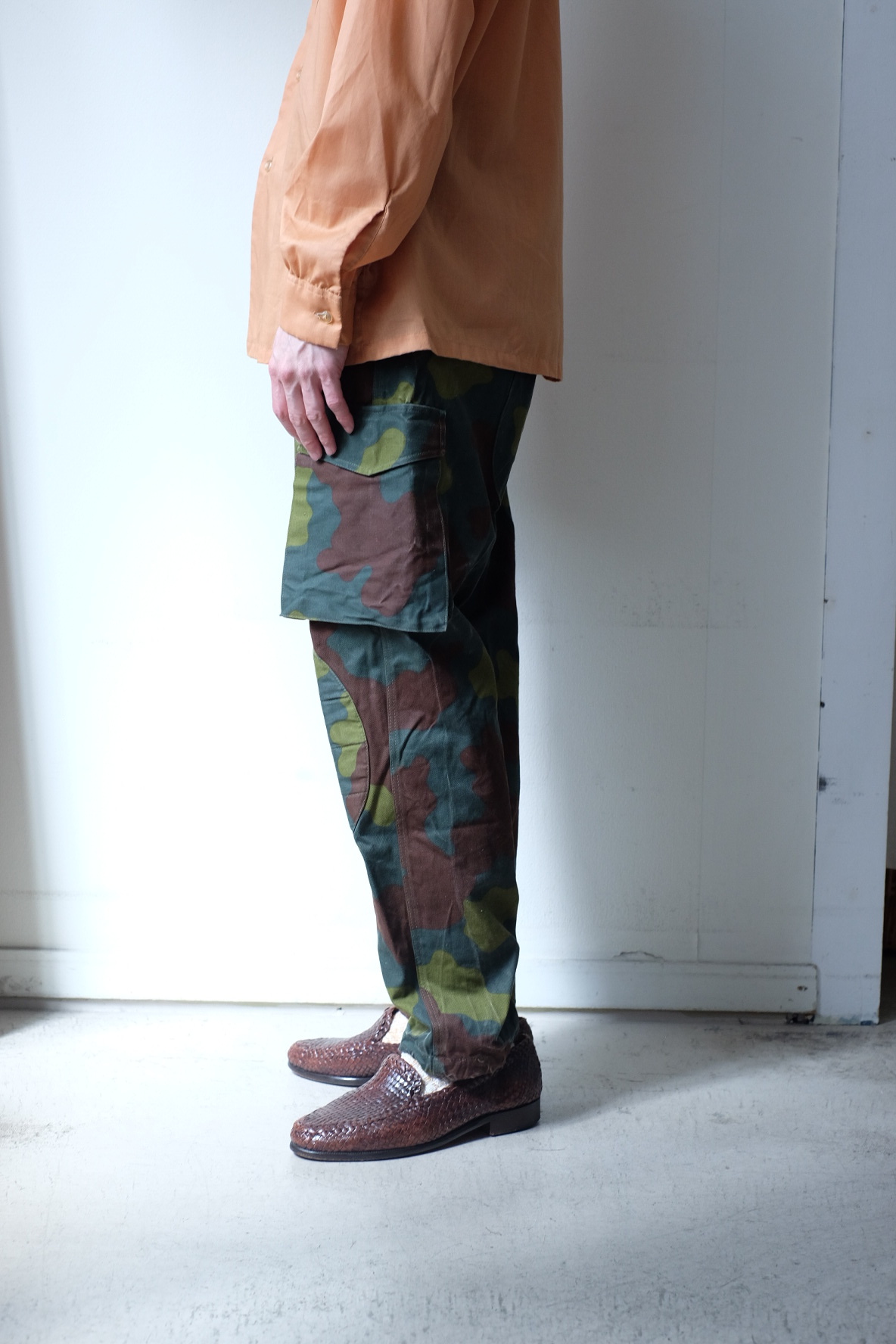 Italian military san marco camo cargo pants の画像 8