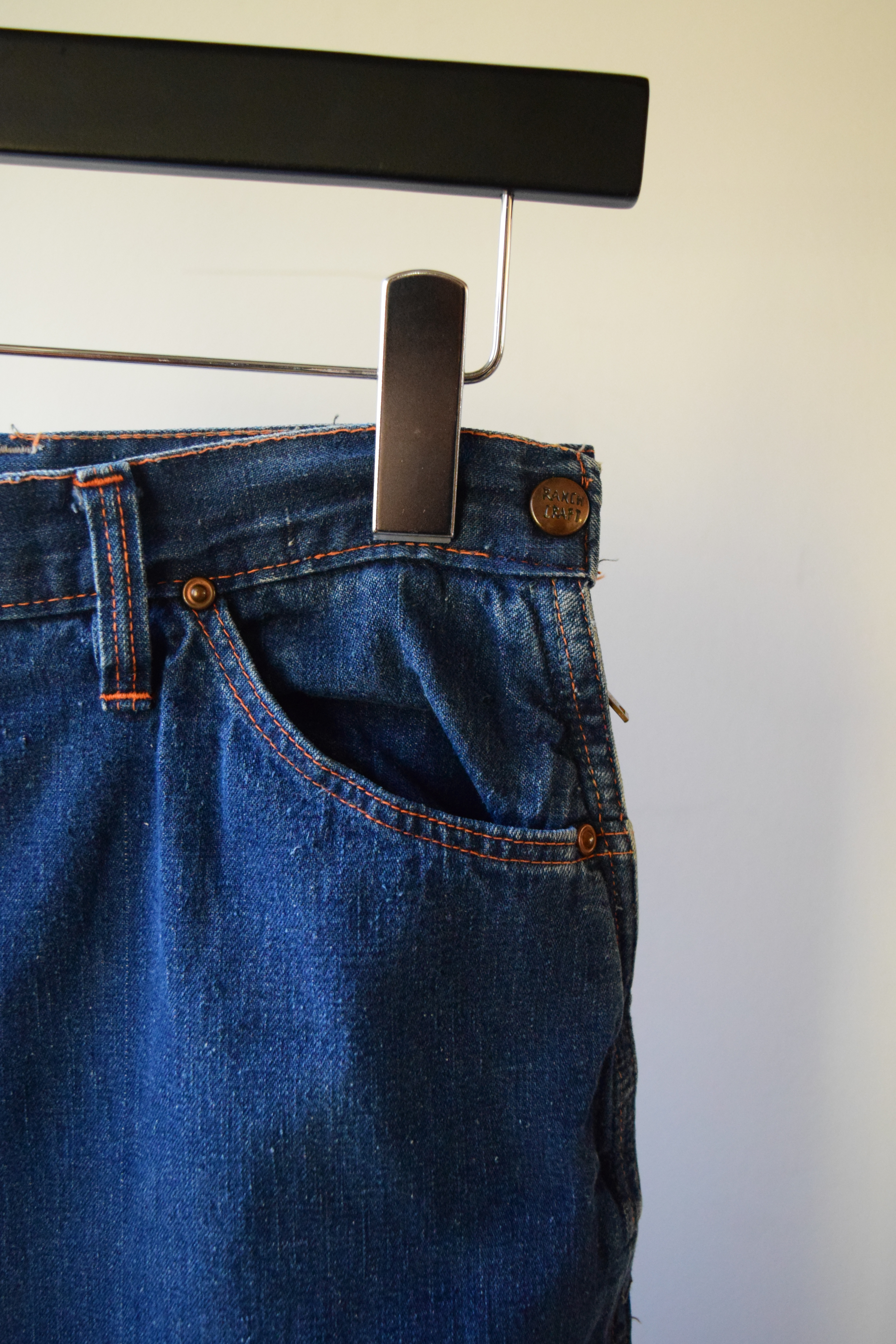 ~1950s“RANCHCRAFT” side zip denim －CUTOFF－ の画像 4