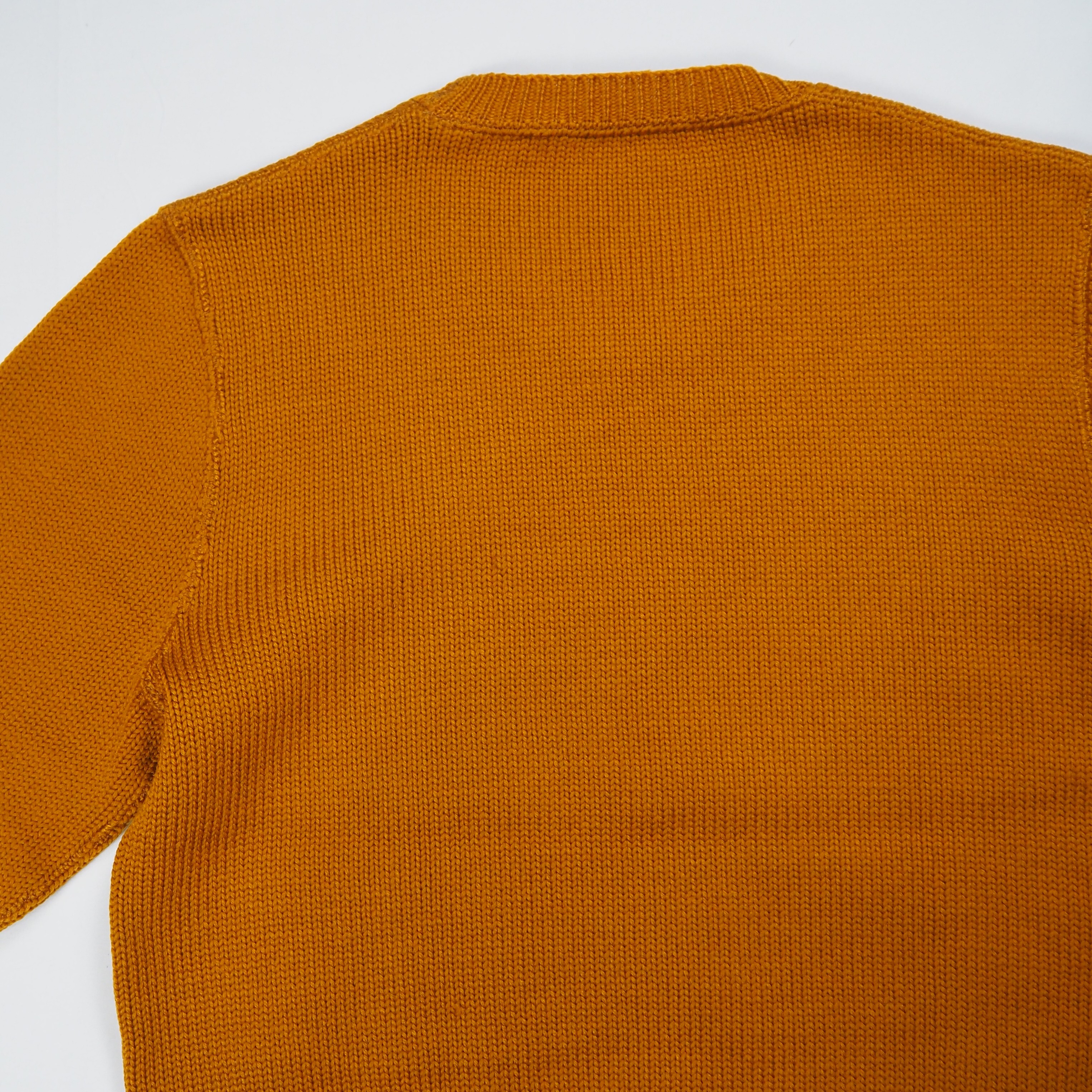 【9/23 20:00入荷】40's ウールニット マスタードイエロー の画像 13