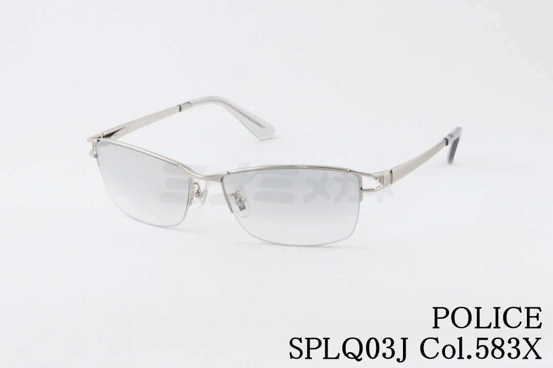 POLICE サングラス SPLG39J COL.568N 60サイズ スクエア ツーポ ポリス