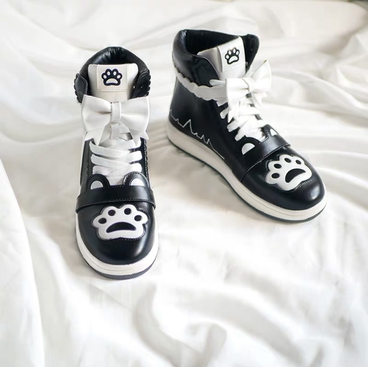 お取り寄せ ゆめかわ 肉球 ハイカット シューズ 8種 Louis Lover