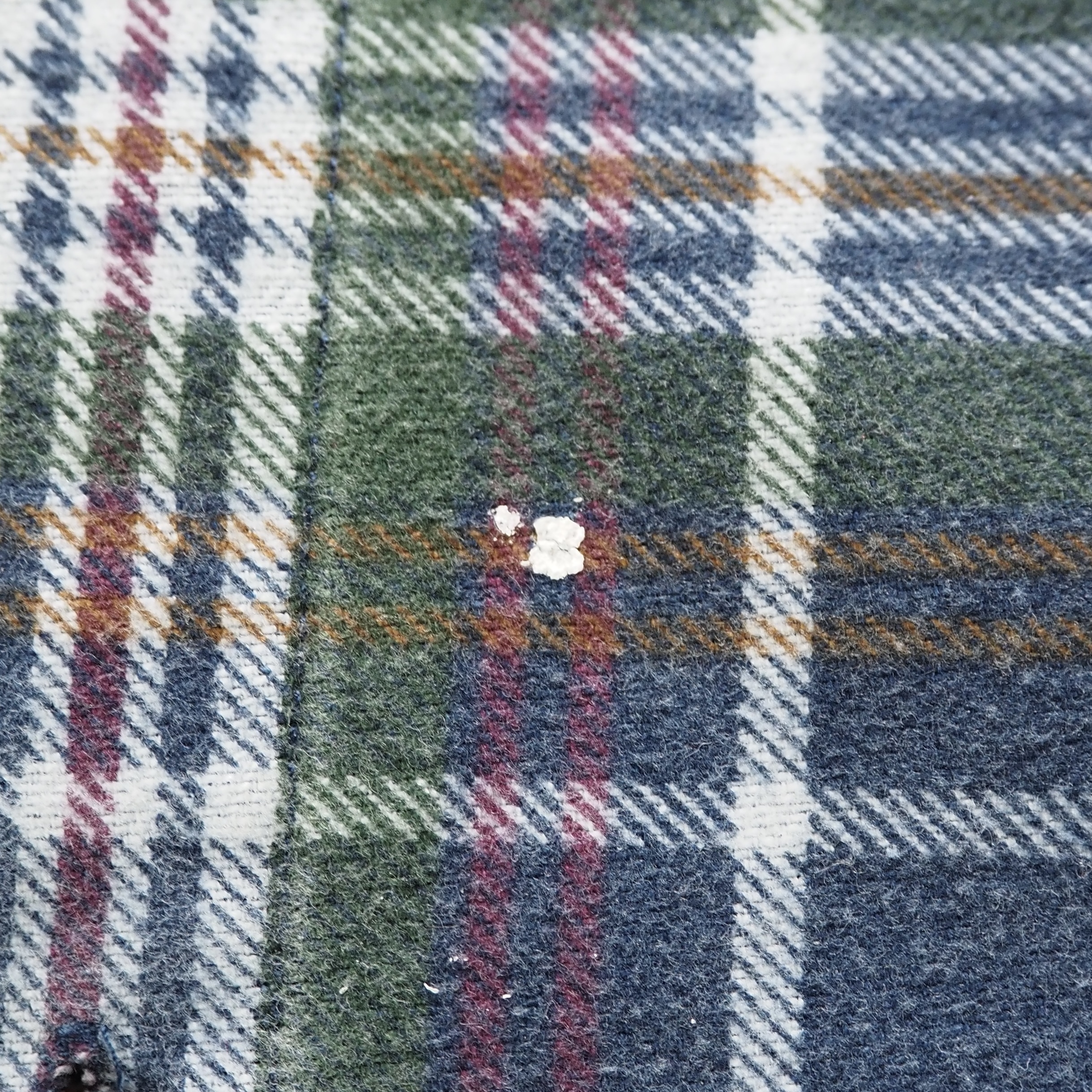 00’s Anchor Blue フランネルボタンフーディ XL の画像 12