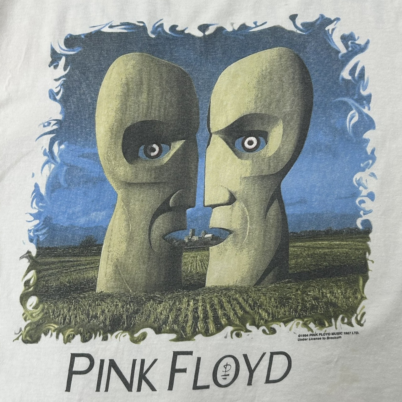 Pink Floyd North American Tour Vintage Band T-Shirt White BROCKUM L の画像 5