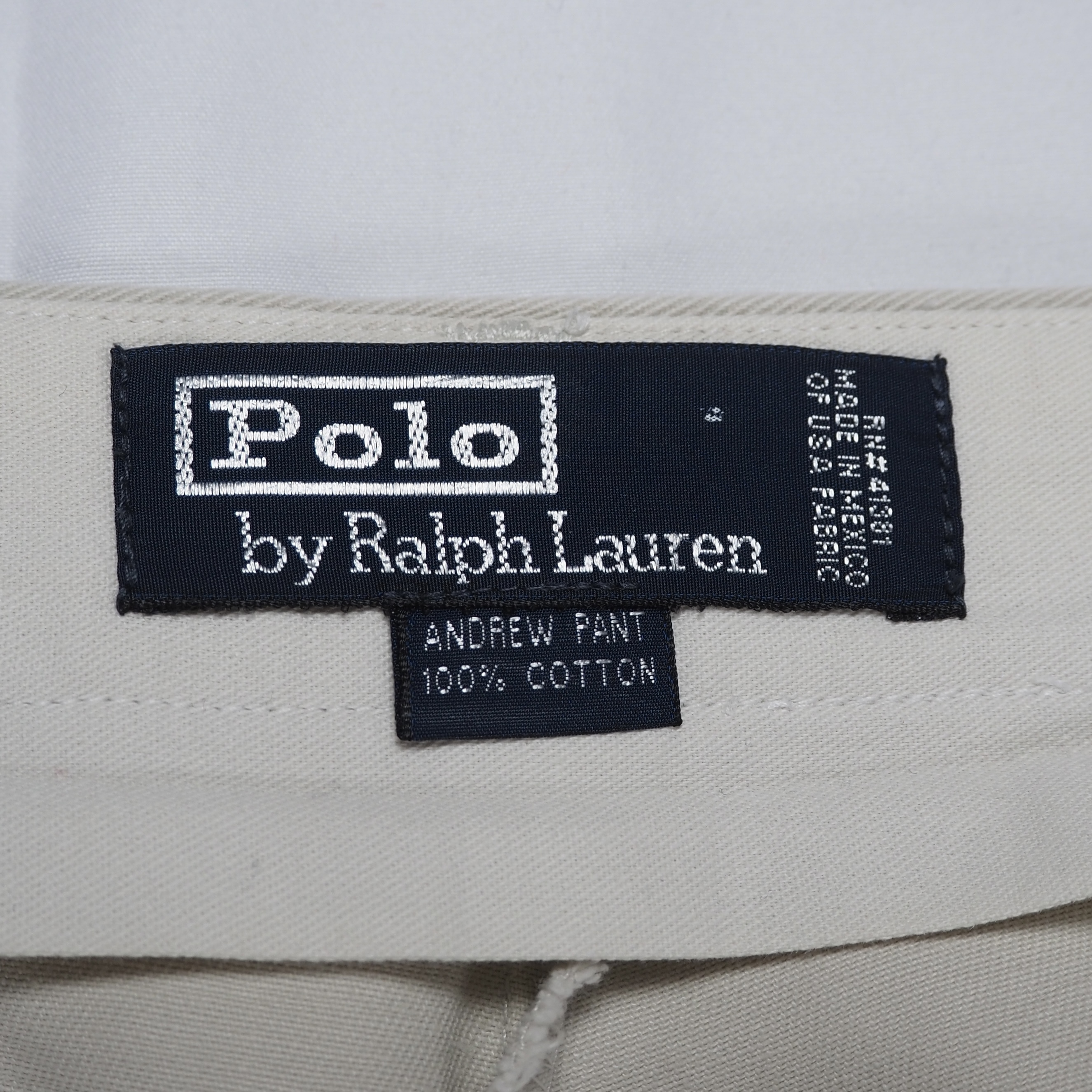 90’s Ralph Lauren ポロチノ アンドリュー 34×32 の画像 9